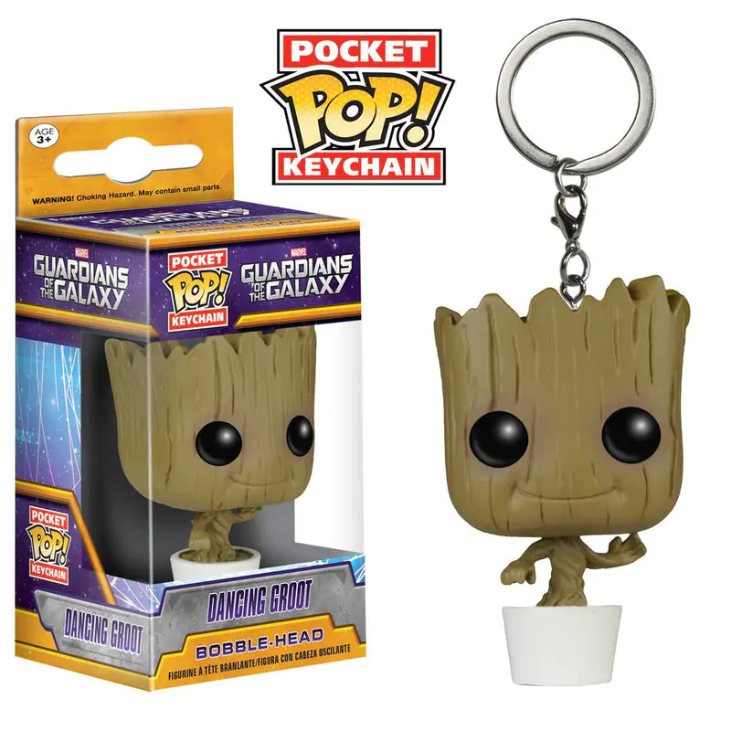 Strażnicy Galaktyki Pocket POP! Vinyl Keychain Dancing Groot 4 cm zdjęcie produktu