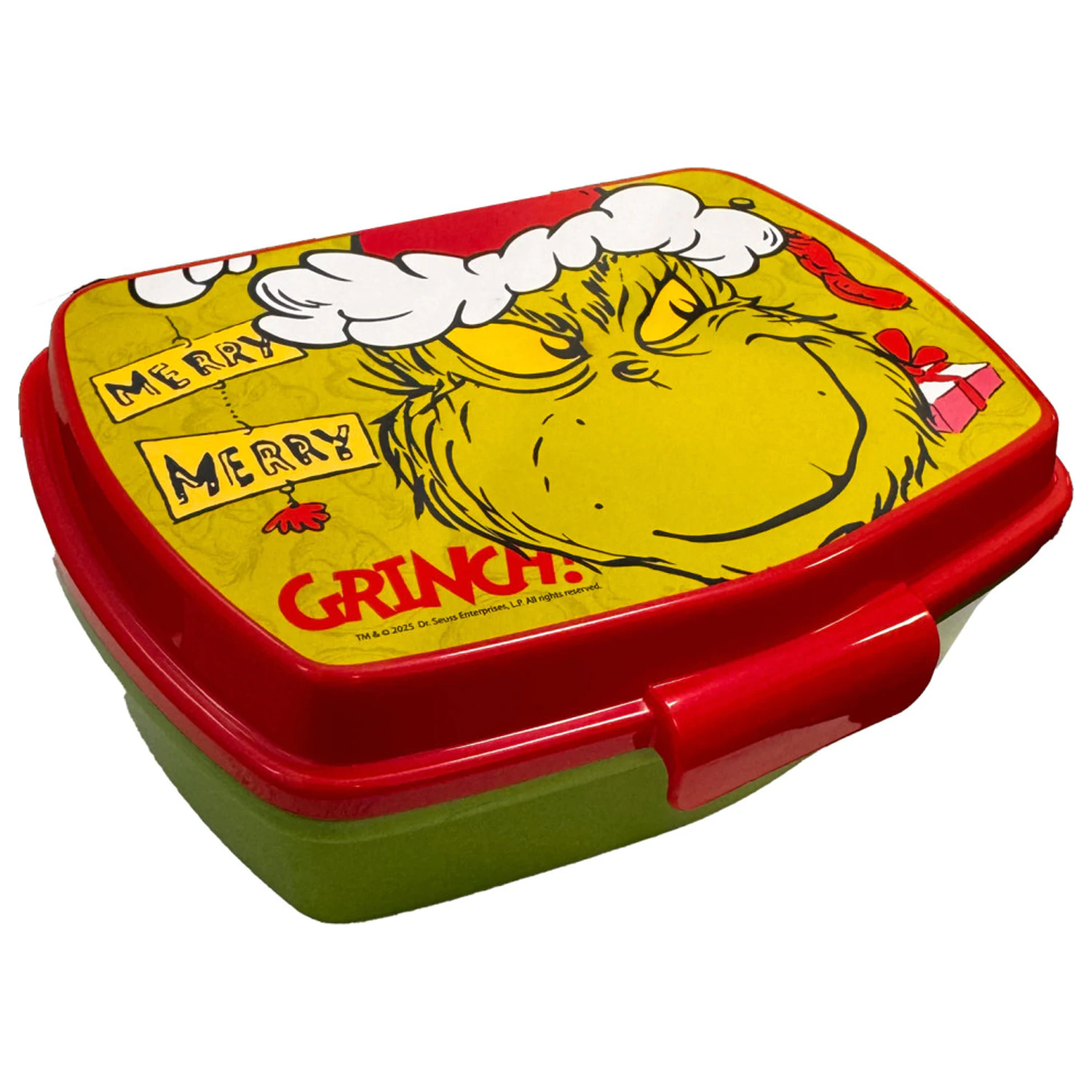 The Grinch Boże Narodzenie psotny śmieszny plastikowy pojemnik na kanapki zdjęcie produktu