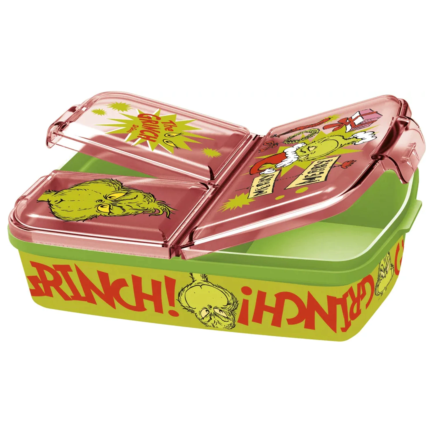 The Grinch Christmas Mischief lunch box wielokomorowy, pudełko na kanapki zdjęcie produktu