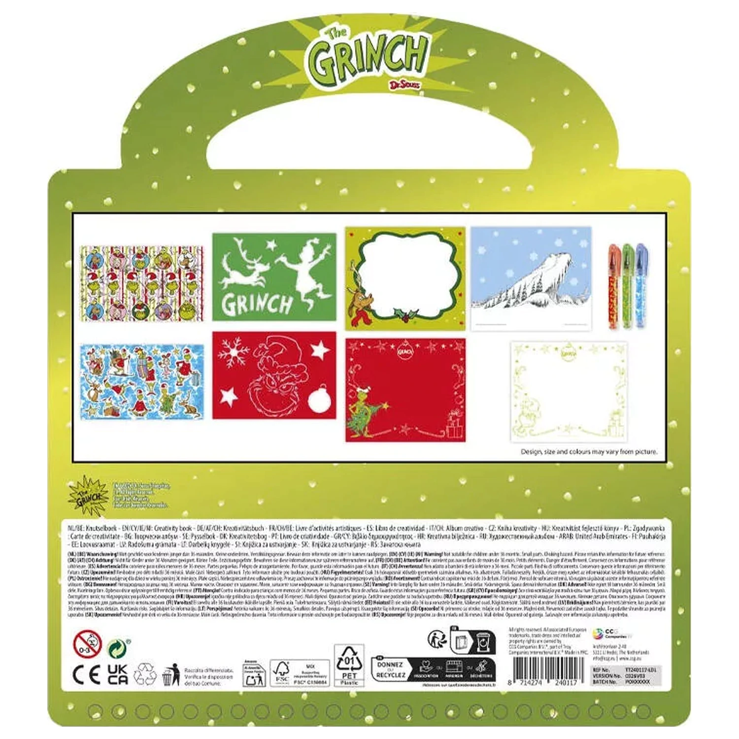 The Grinch Dr. Seuss zestaw aktywności zdjęcie produktu