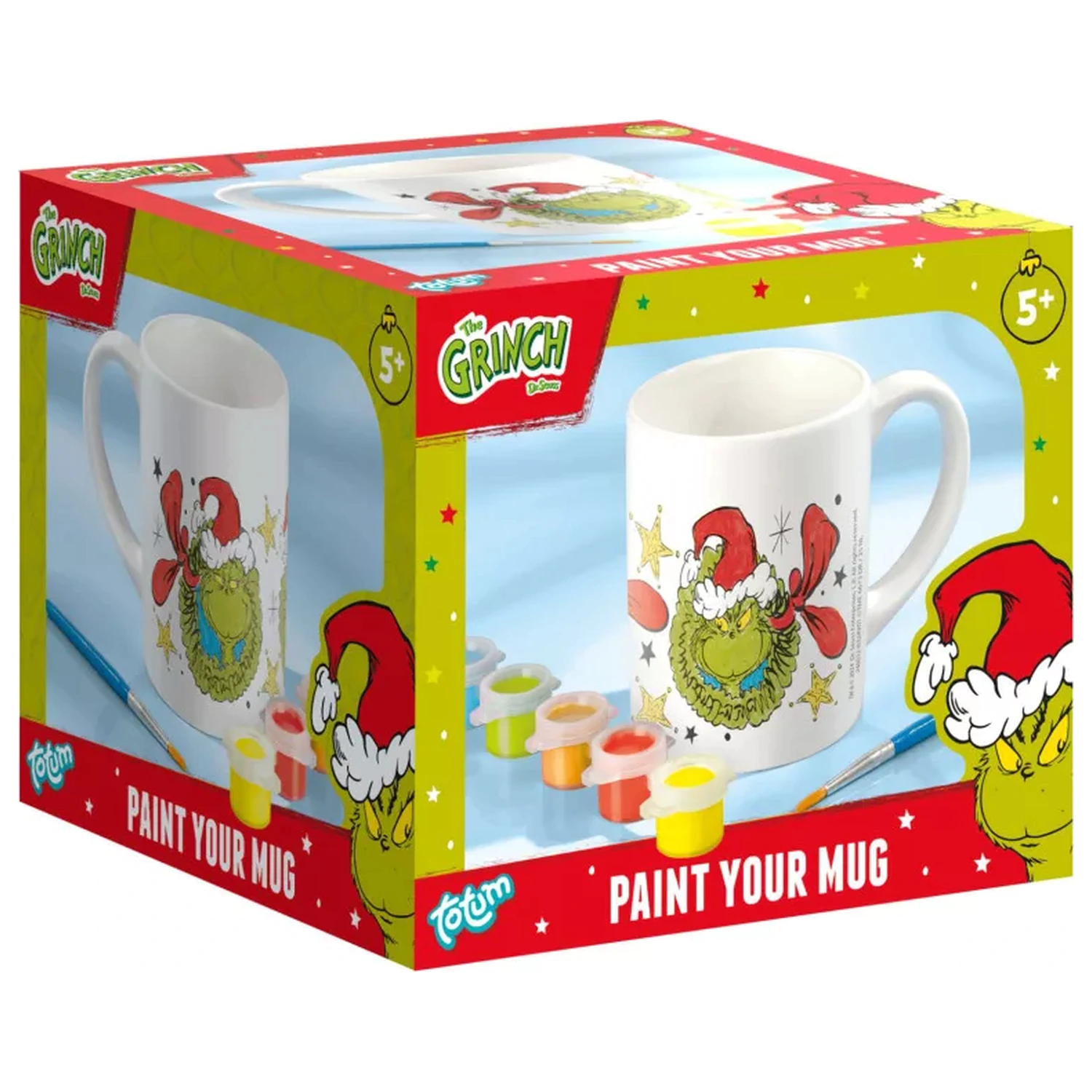 The Grinch Dr Seuss Ceramiczny Kubek Porcelanowy do malowania 235 ml zdjęcie produktu