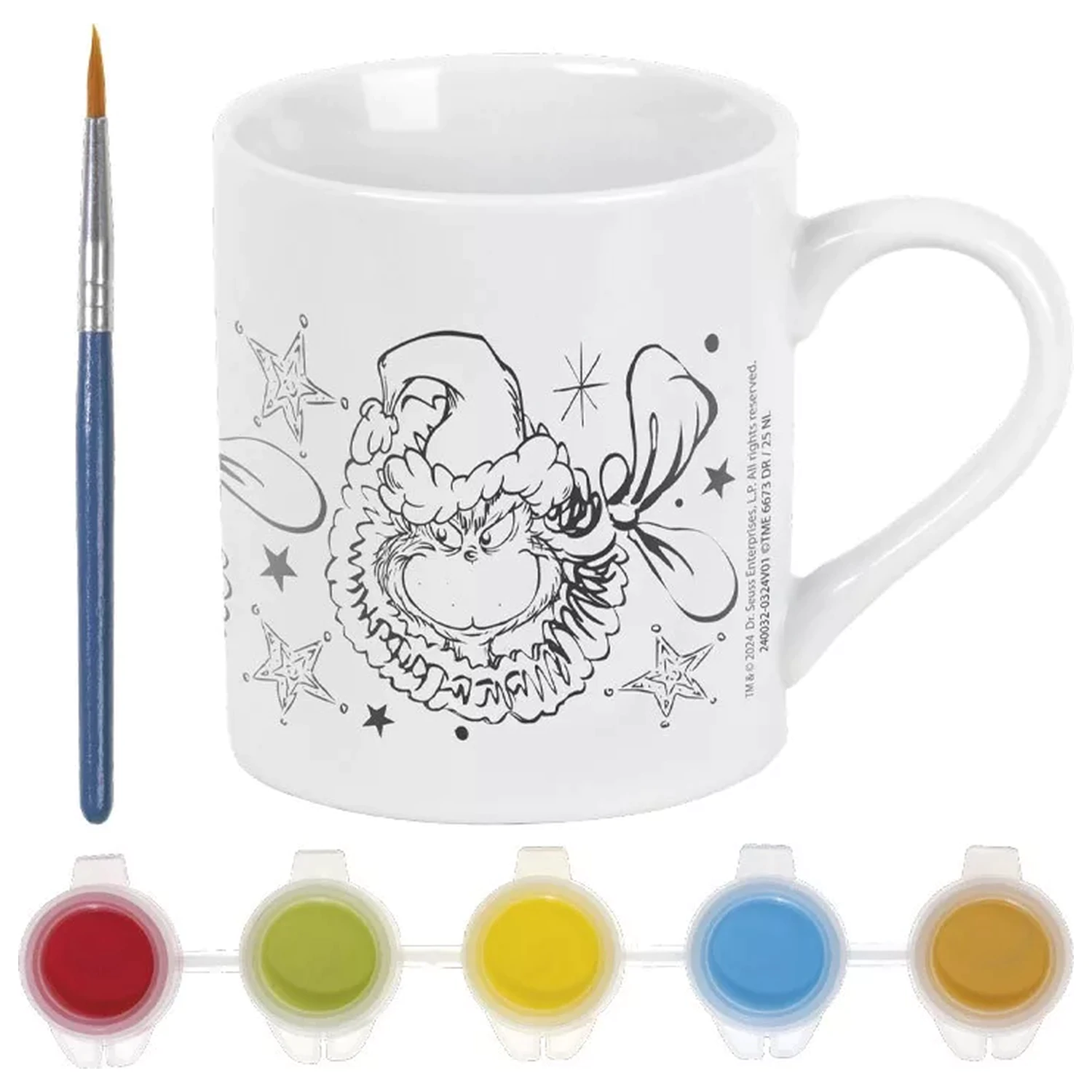 The Grinch Dr Seuss Ceramiczny Kubek Porcelanowy do malowania 235 ml zdjęcie produktu
