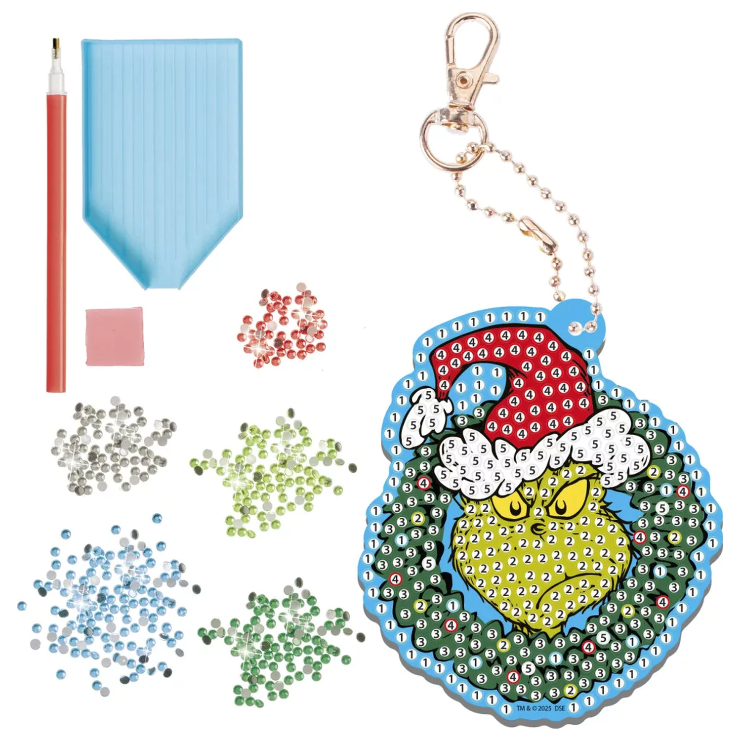 The Grinch Dr Seuss Diamond Dotz Zestaw do Robienia Breloków zdjęcie produktu