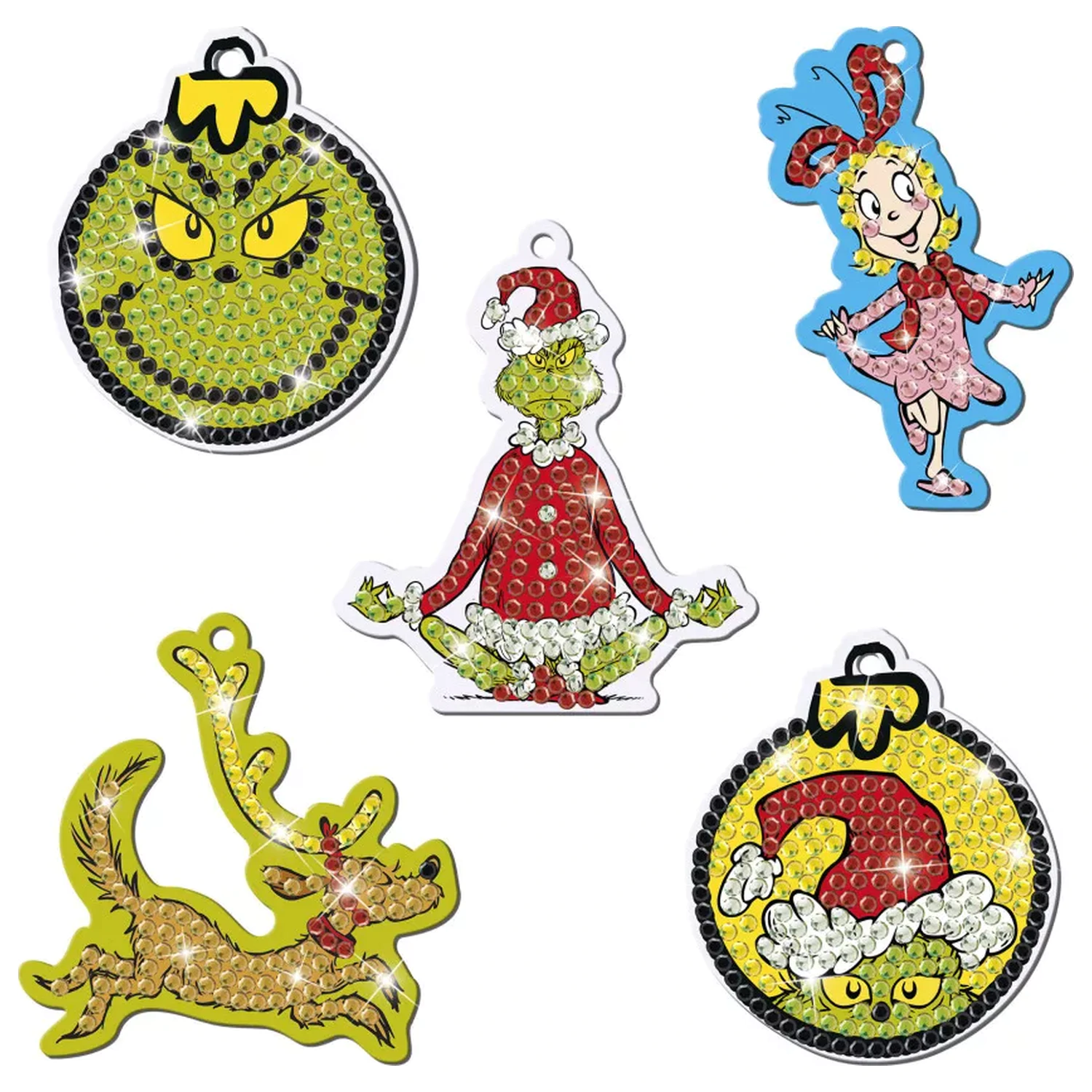 The Grinch Dr. Seuss Diamond Eye Zestaw z wieszakiem zdjęcie produktu