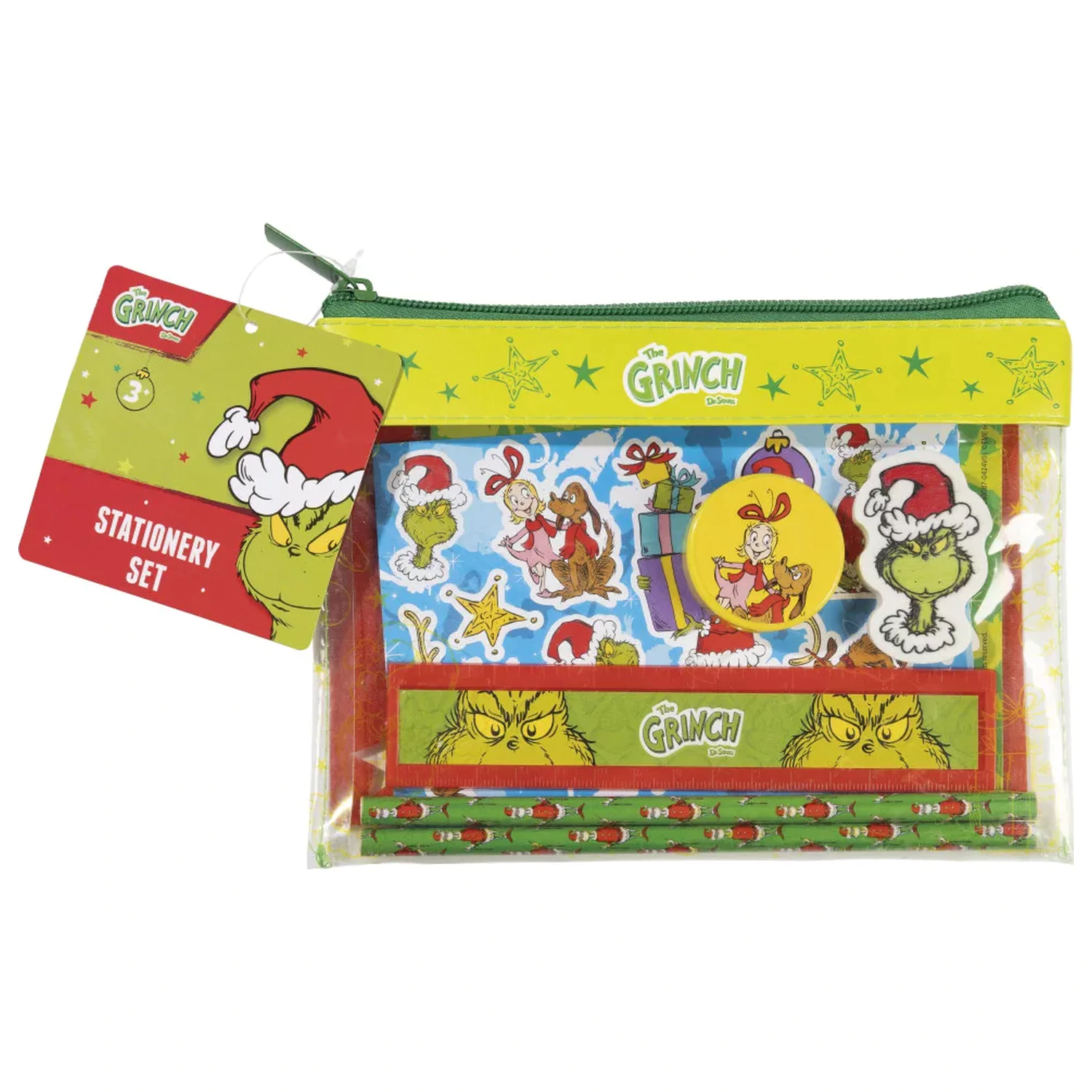 The Grinch Dr. Seuss Zestaw papeterii 9 sztuk zdjęcie produktu