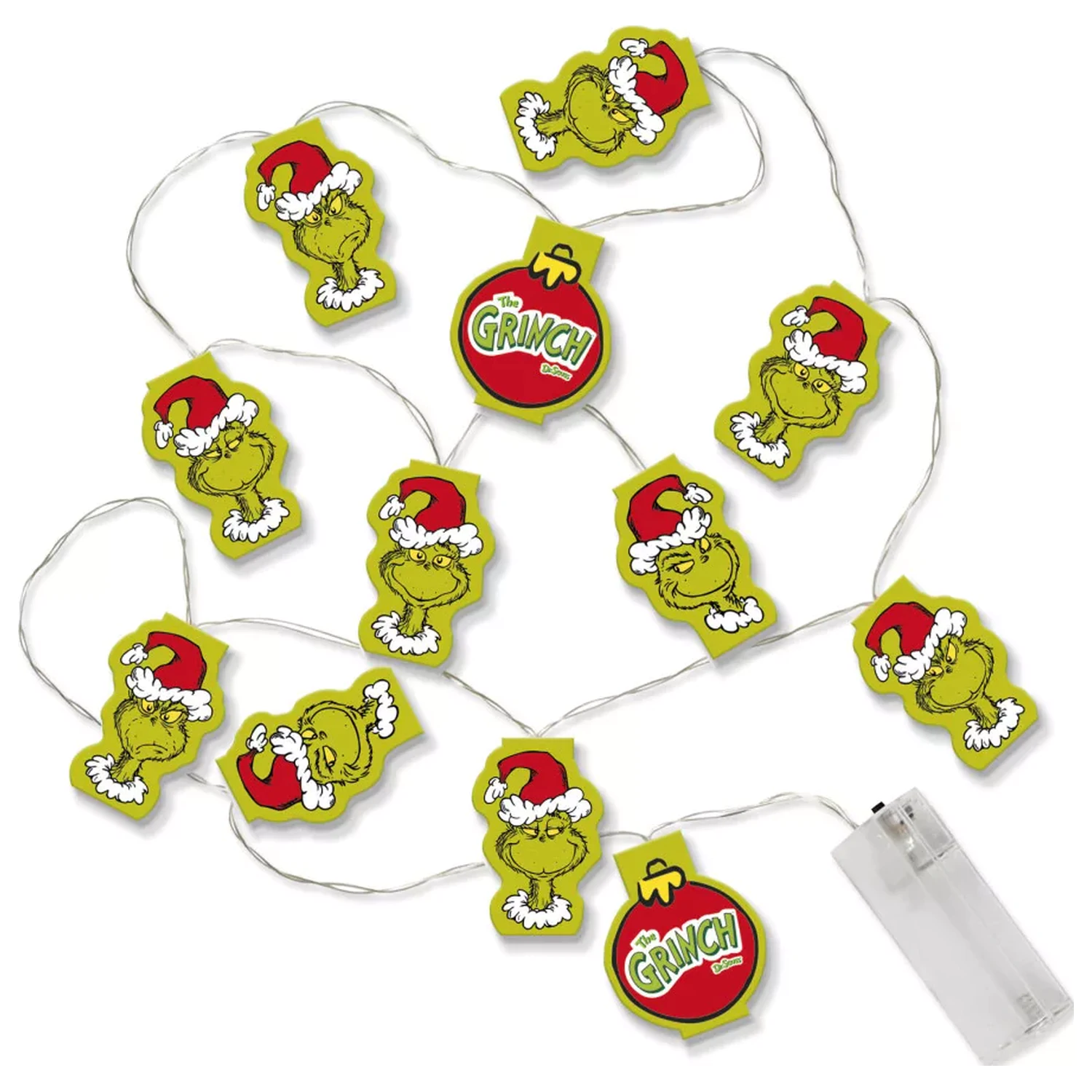 The Grinch Dr Seuss Boże Narodzenie LED String Lights zdjęcie produktu
