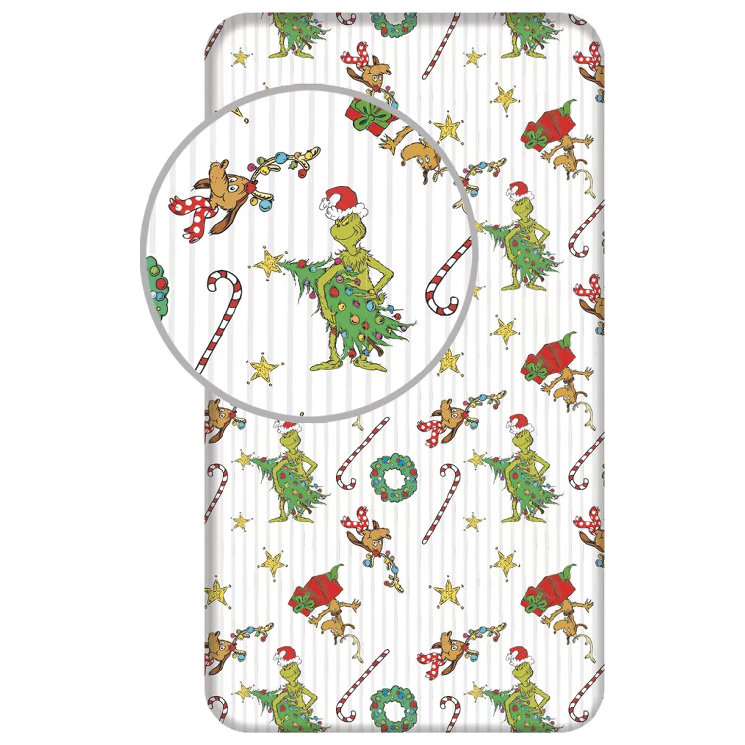 The Grinch Grinchmas prześcieradło z gumką zdjęcie produktu
