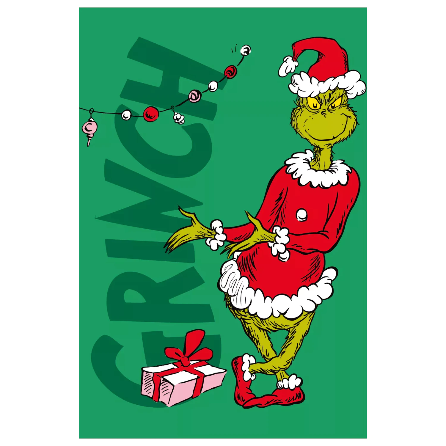 The Grinch Merry Presents Koc z mikroflaneli 100x150cm zdjęcie produktu