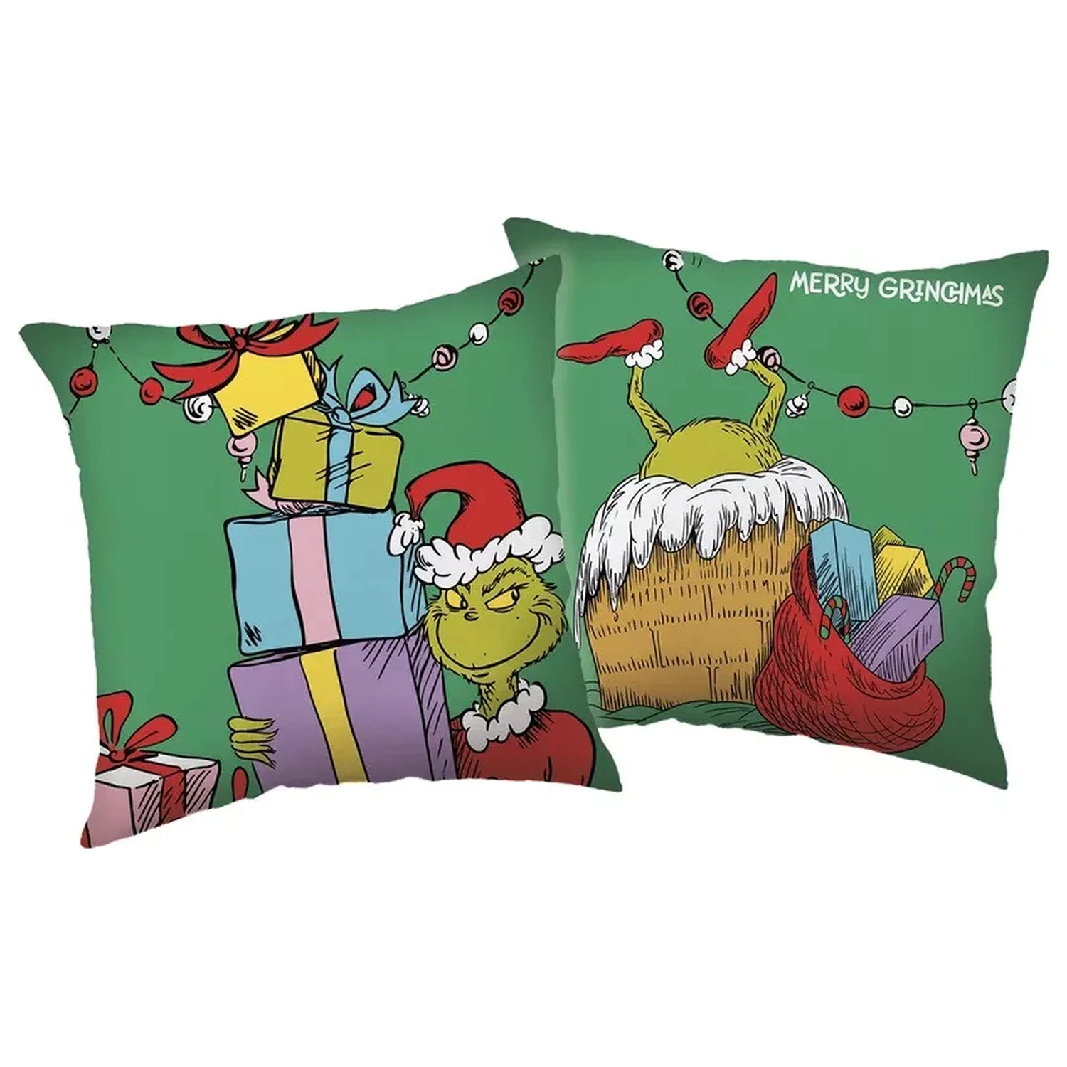 How the Grinch Stole Christmas Presents Poduszka, Poduszka dekoracyjna 40x40 cm zdjęcie produktu