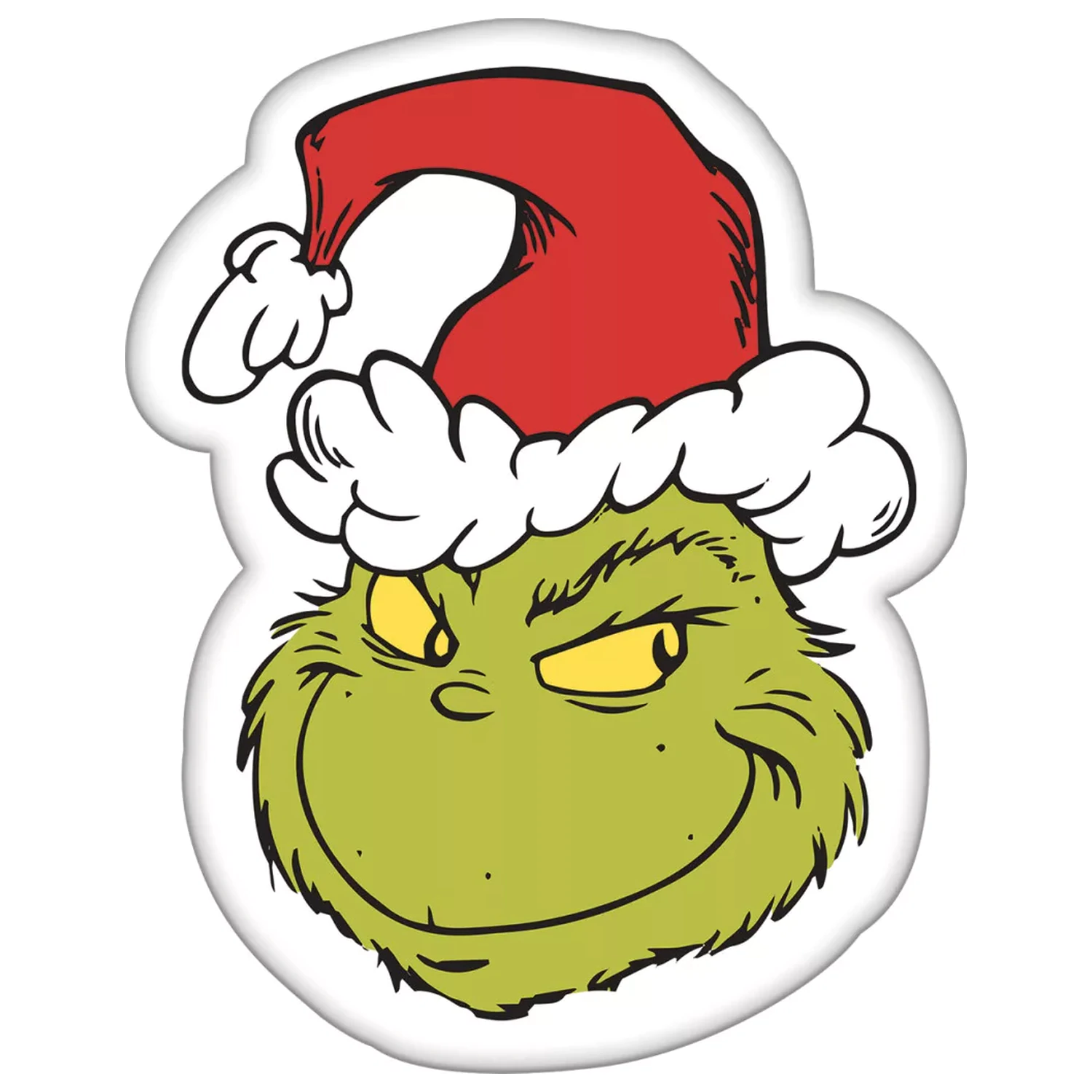 The Grinch Smile Shaped Poduszka dekoracyjna 36x29 cm zdjęcie produktu