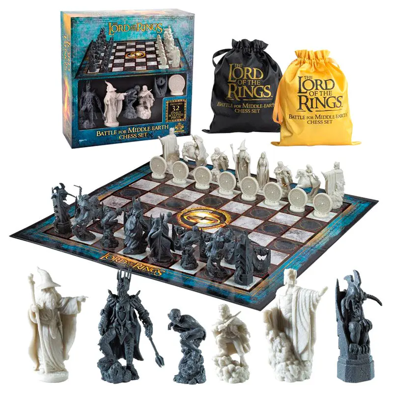 Lord of the Rings Chess Set Battle for Middle Earth - Szachy Władca Pierścieni Bitwa o Śródziemie zdjęcie produktu