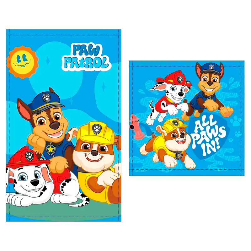Paw Patrol zestaw 2 bawełnianych ręczników zdjęcie produktu