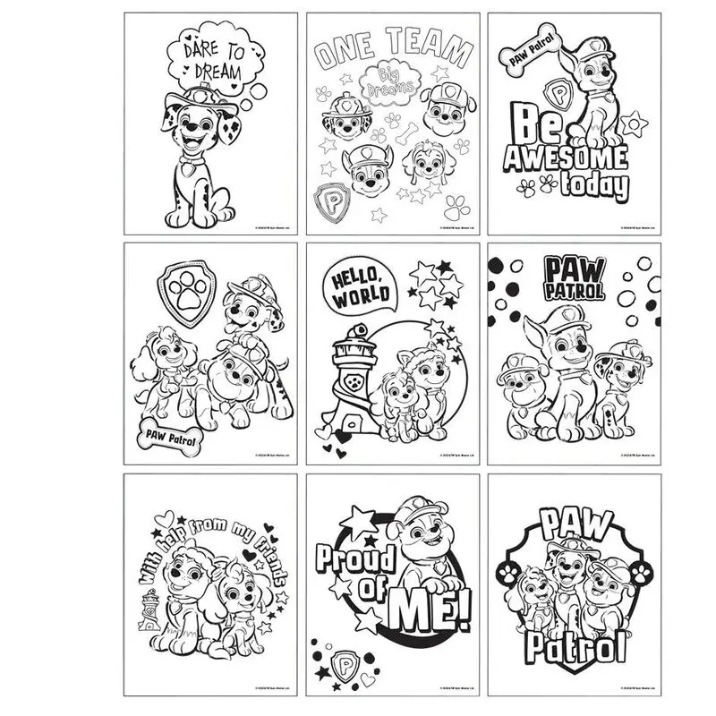 Paw Patrol zestaw przyborów do kolorowania zdjęcie produktu