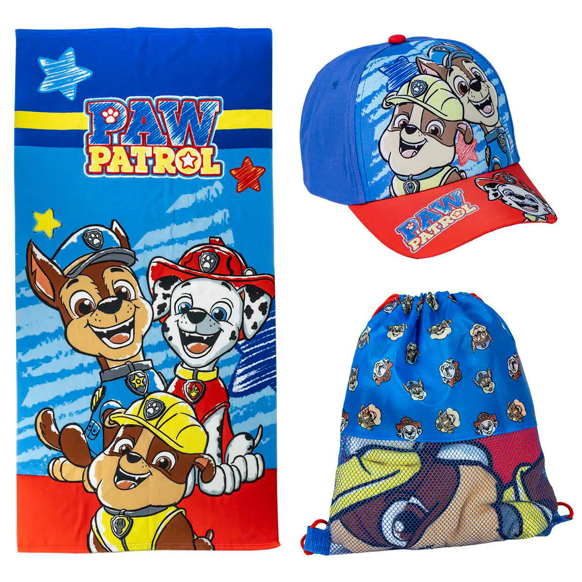 Paw Patrol zestaw ręcznik + torba + czapka zdjęcie produktu