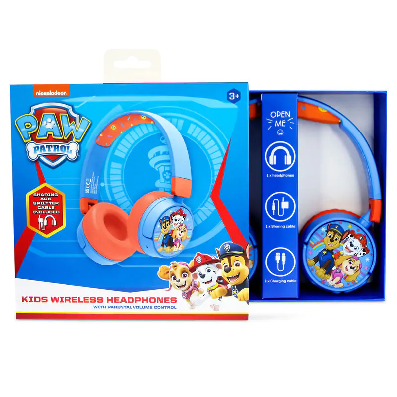 Paw Patrol bezprzewodowe słuchawki dla dzieci zdjęcie produktu