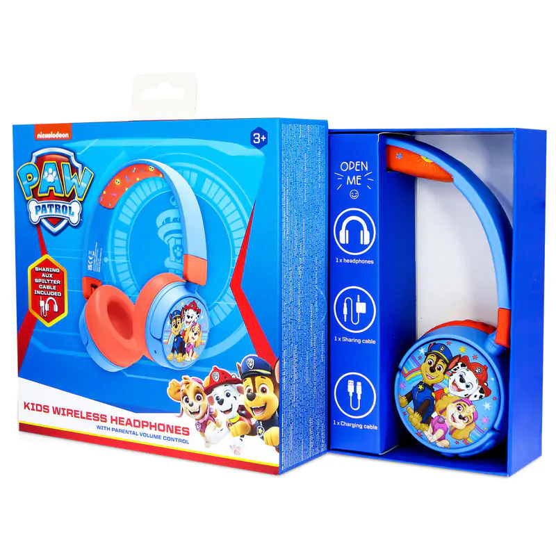 Paw Patrol bezprzewodowe słuchawki dla dzieci zdjęcie produktu