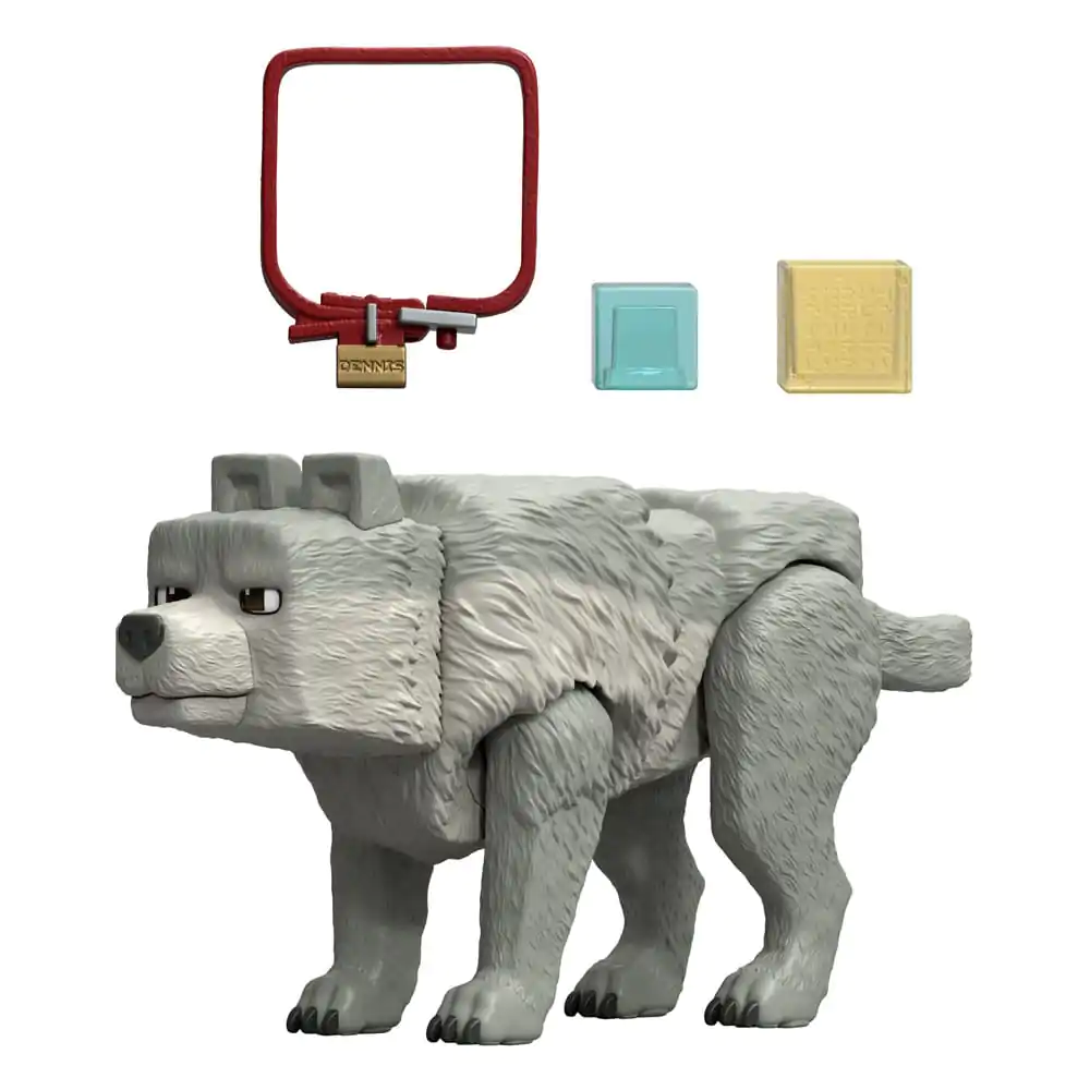 Figurka Akcji z Filmu Minecraft Dennis the Wolf 10 cm zdjęcie produktu