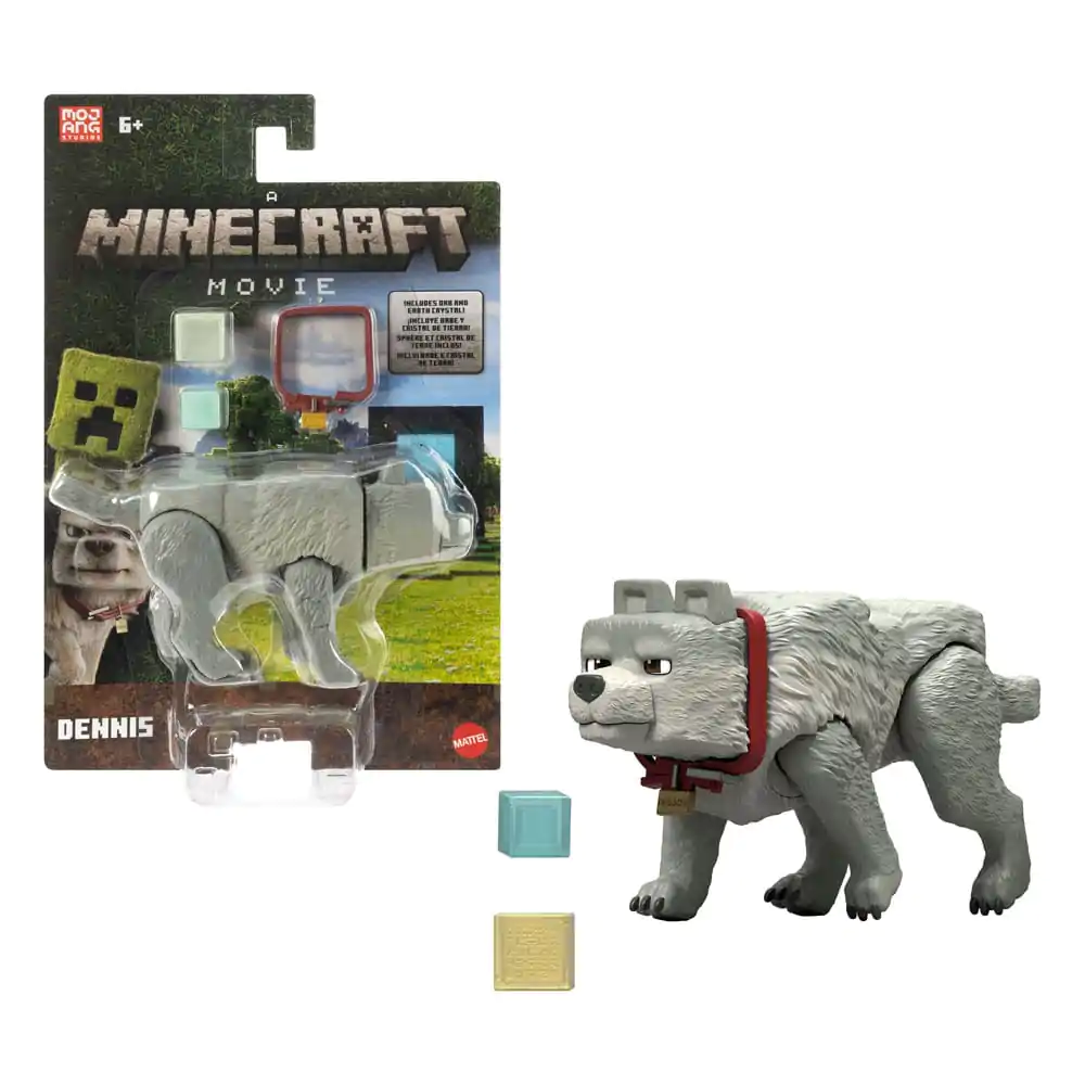 Figurka Akcji z Filmu Minecraft Dennis the Wolf 10 cm zdjęcie produktu