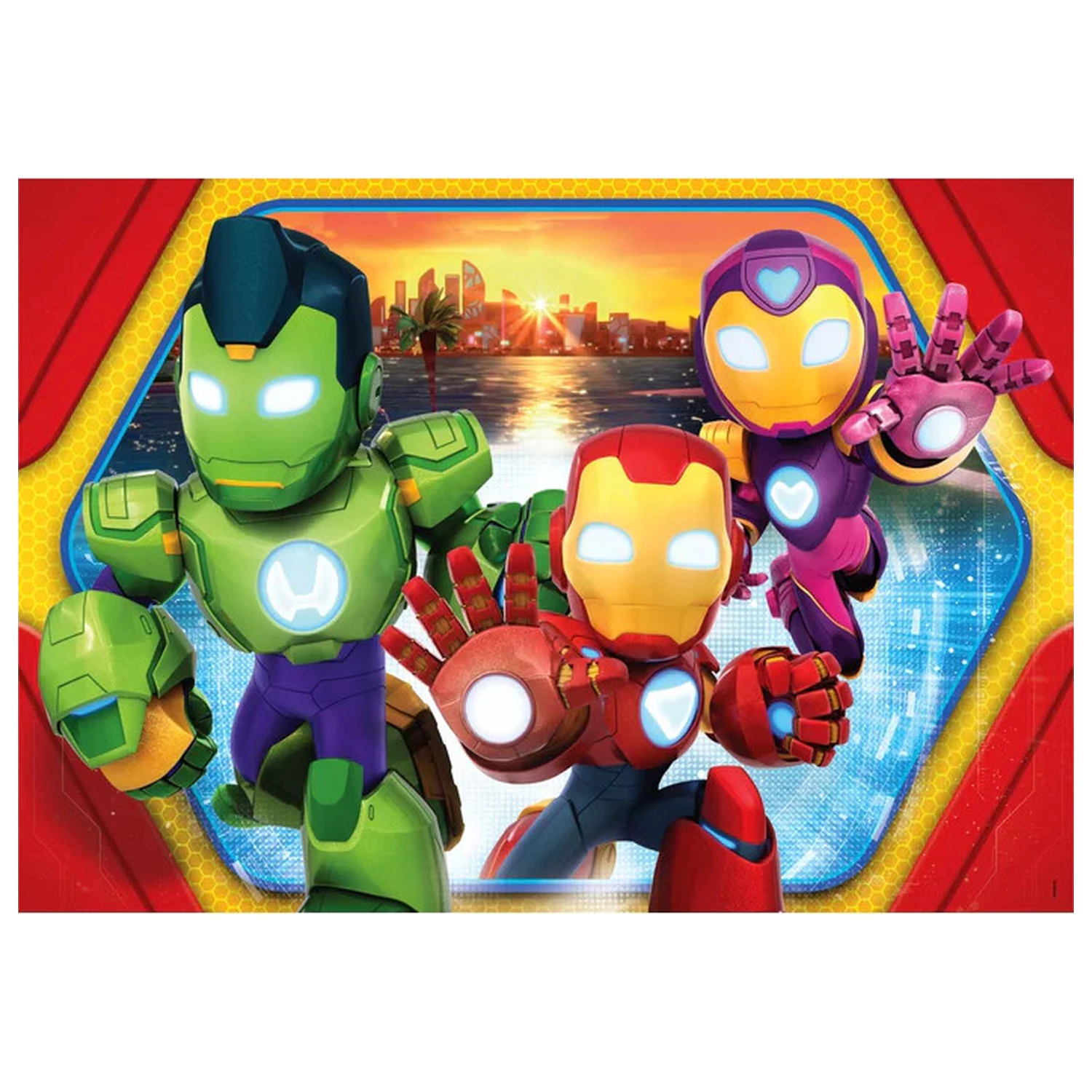 Iron Man and the Hero Squad 24-częściowy maxi puzzle zdjęcie produktu