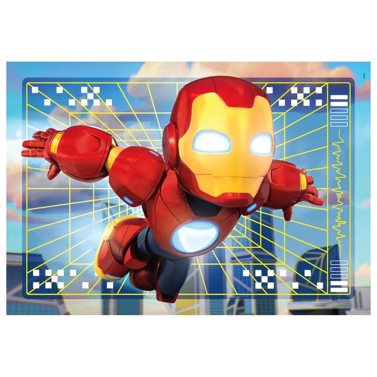 Iron Man and His Hero Squad Puzzle 2x20 Elementów zdjęcie produktu