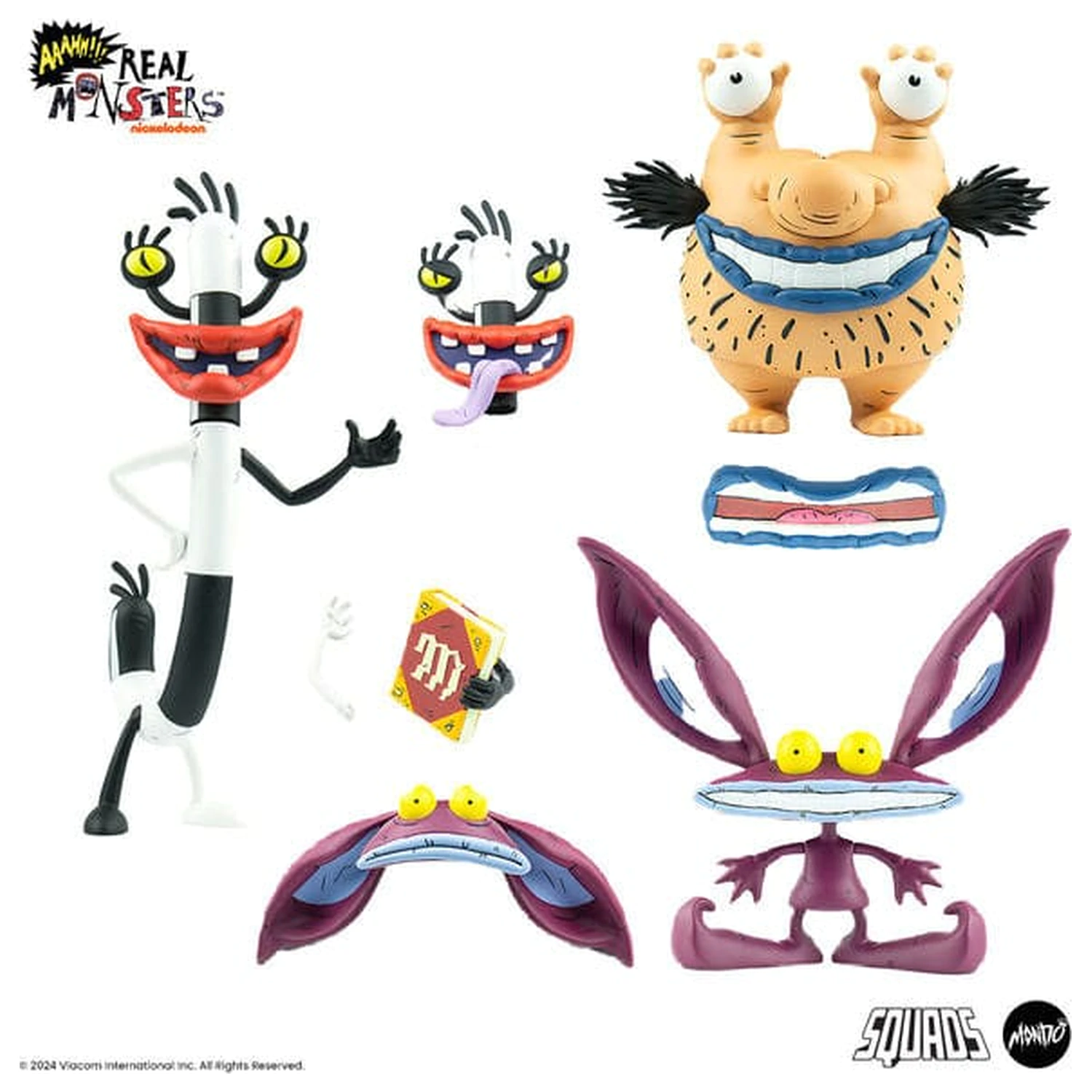 Aaahh!!! Real Monsters Figurki PCV 3-pak Ickis, Oblina & Krumm zdjęcie produktu