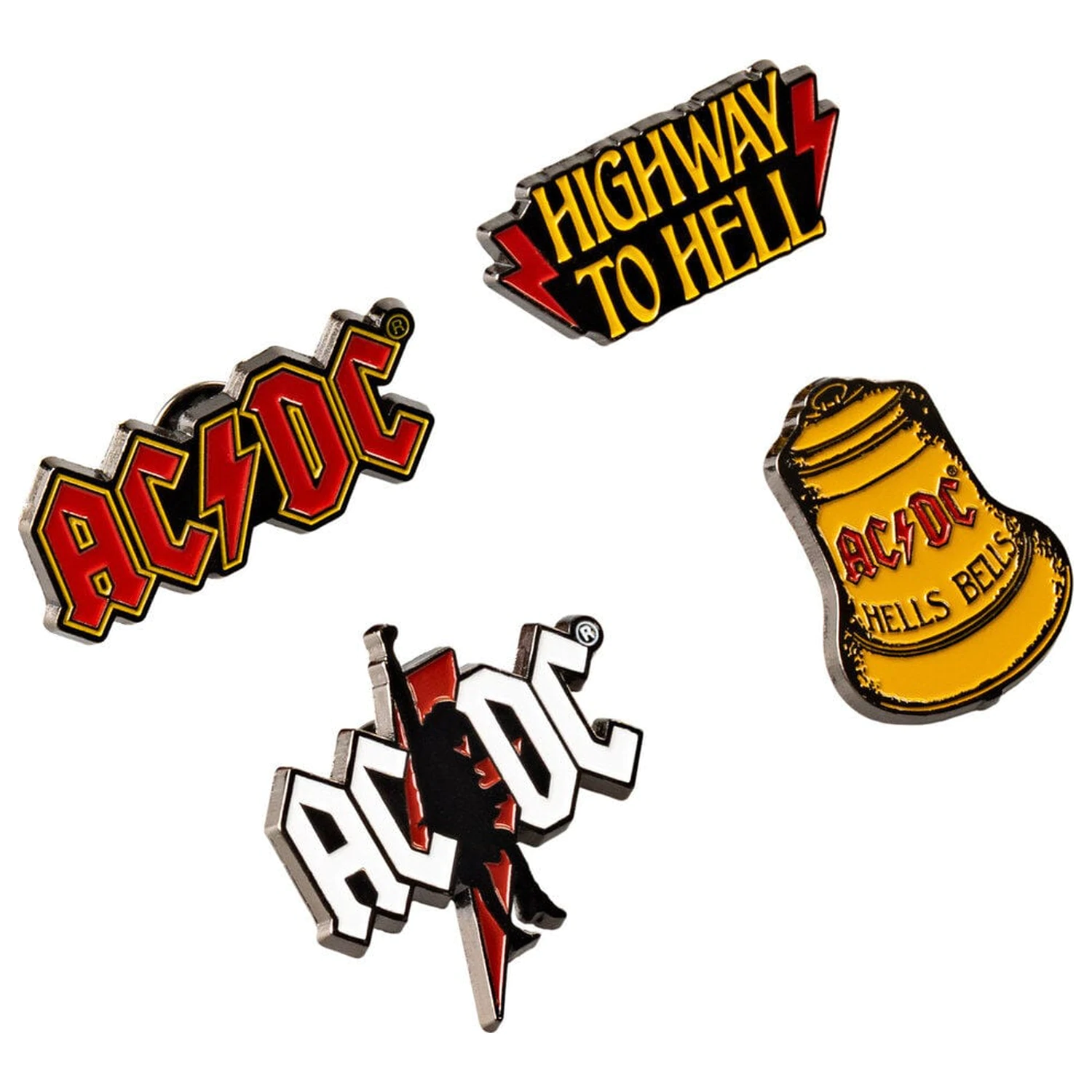 AC/DC zestaw 4 przypinek zdjęcie produktu