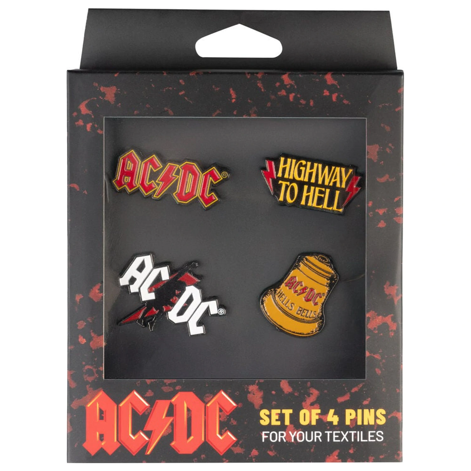 AC/DC zestaw 4 przypinek zdjęcie produktu
