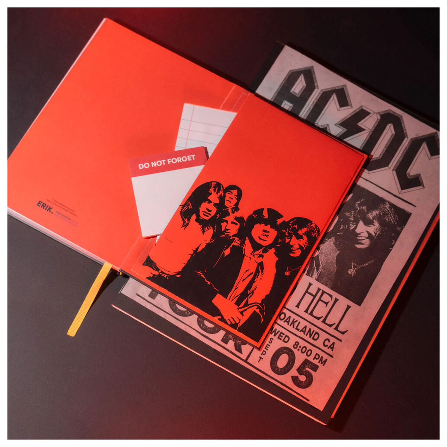 AC/DC Premium Notatnik A5 zdjęcie produktu