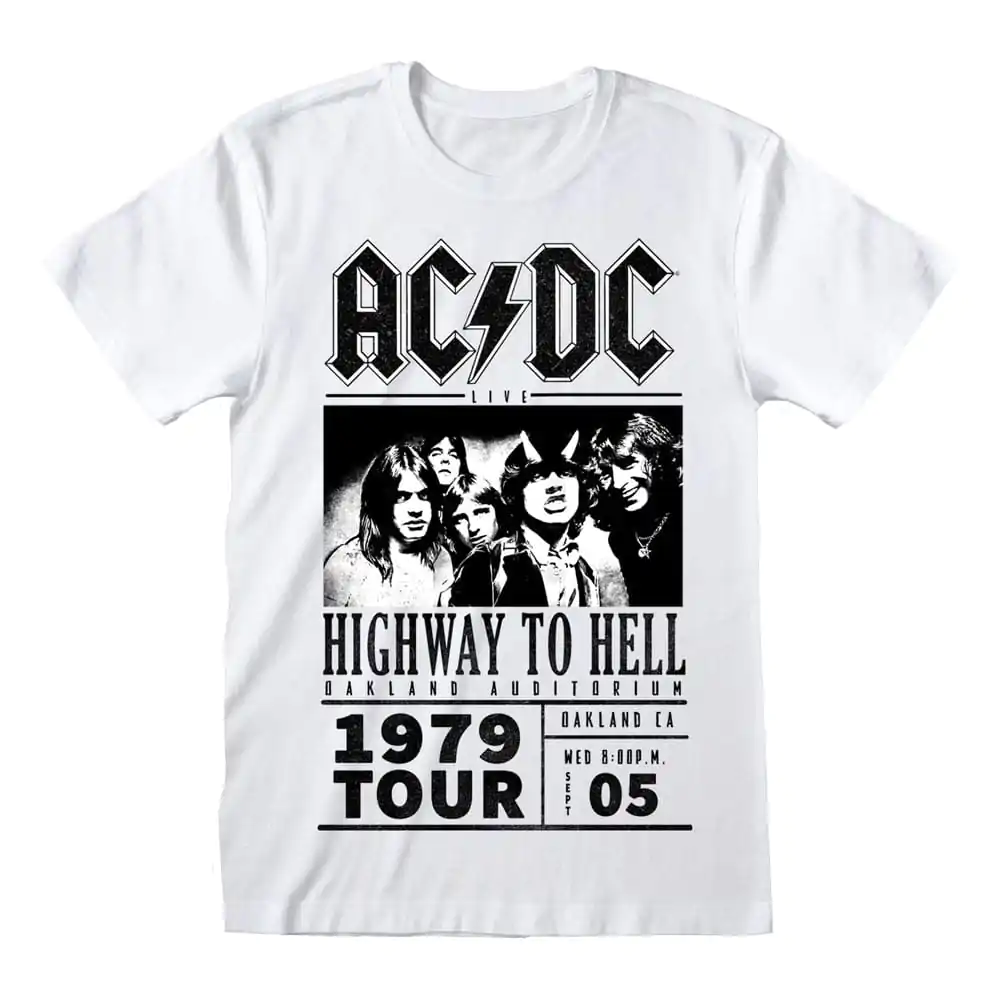 Koszulka AC/DC Highway To Hell 1979 Tour White zdjęcie produktu