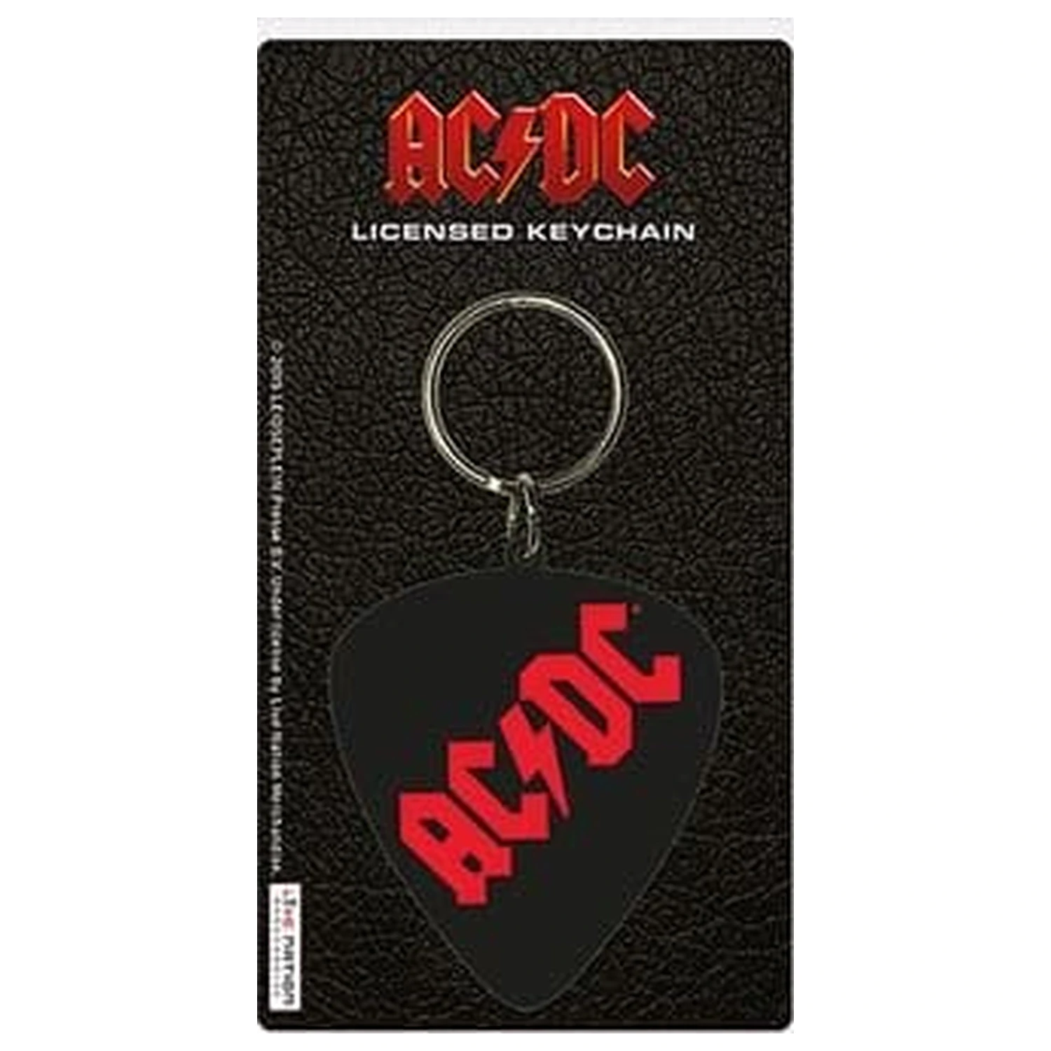 AC/DC PVC brelok do kluczy z plektrum zdjęcie produktu