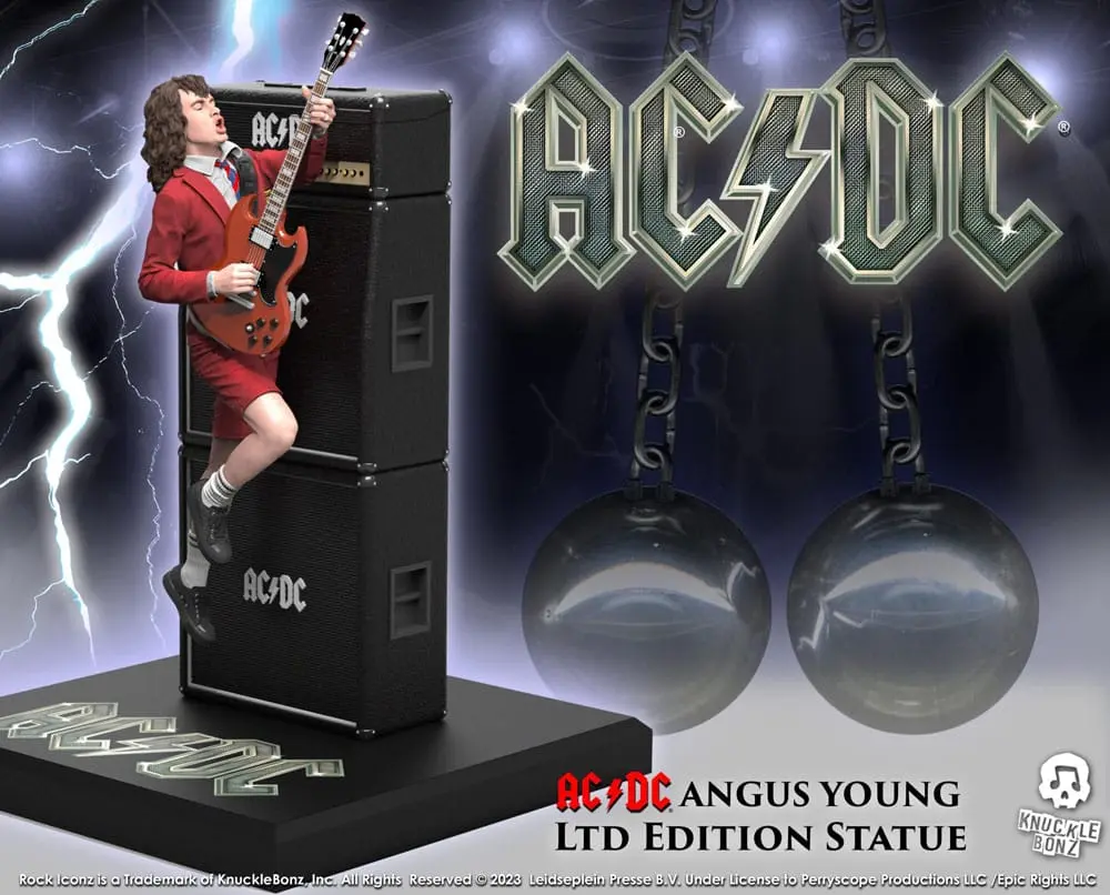 AC/DC Rock Iconz Statue Angus Young III 25 cm Statua zdjęcie produktu