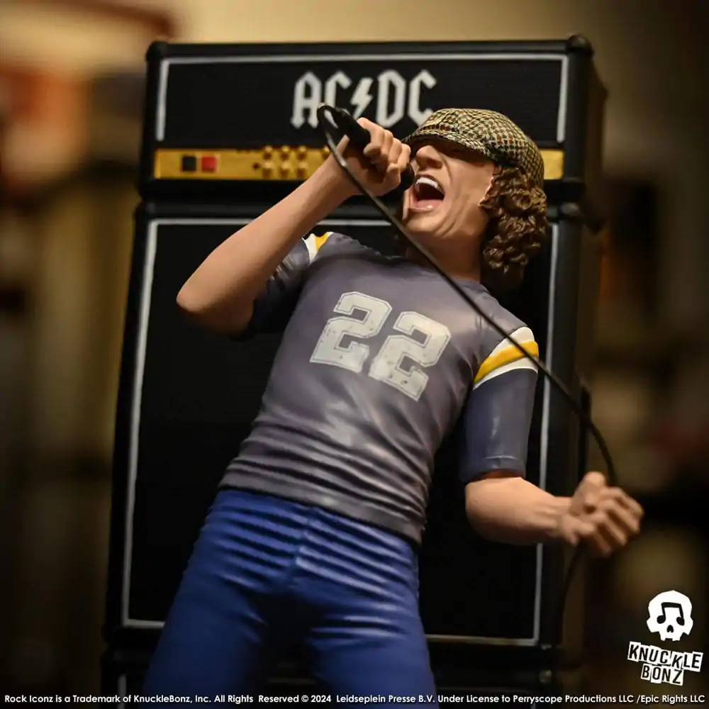 AC/DC Rock Iconz Statue Brian Johnson Statua 23 cm zdjęcie produktu