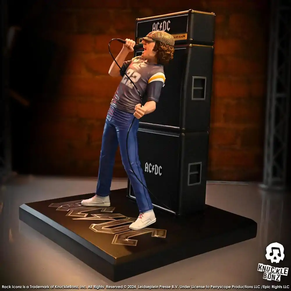 AC/DC Rock Iconz Statue Brian Johnson Statua 23 cm zdjęcie produktu