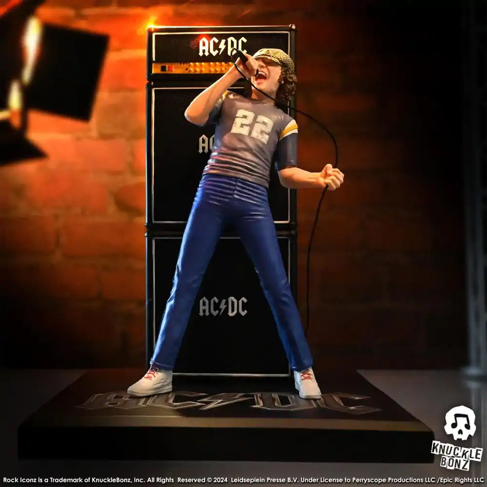 AC/DC Rock Iconz Statue Brian Johnson Statua 23 cm zdjęcie produktu