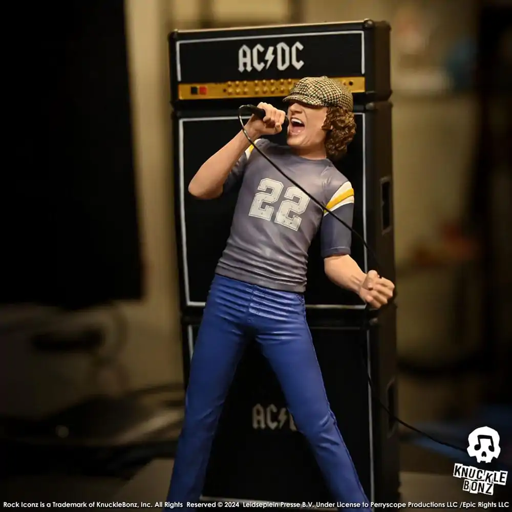 AC/DC Rock Iconz Statue Brian Johnson Statua 23 cm zdjęcie produktu