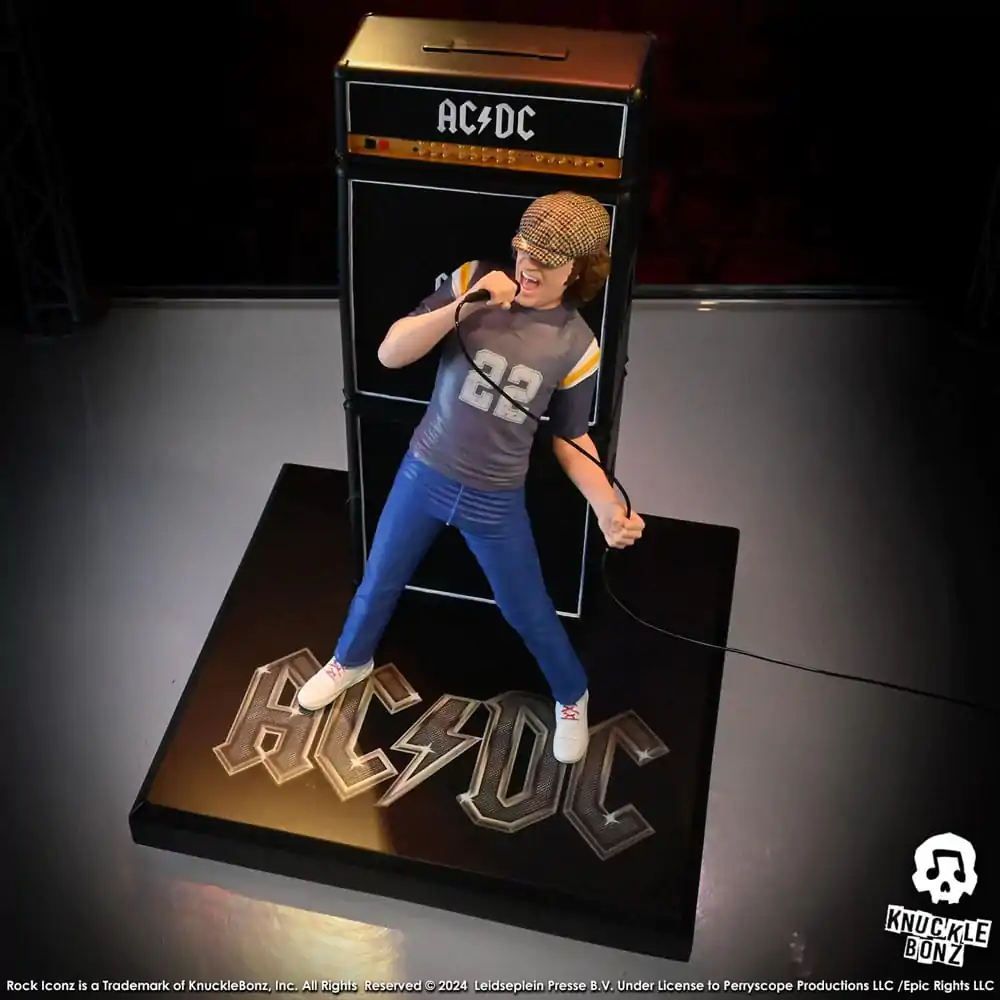 AC/DC Rock Iconz Statue Brian Johnson Statua 23 cm zdjęcie produktu