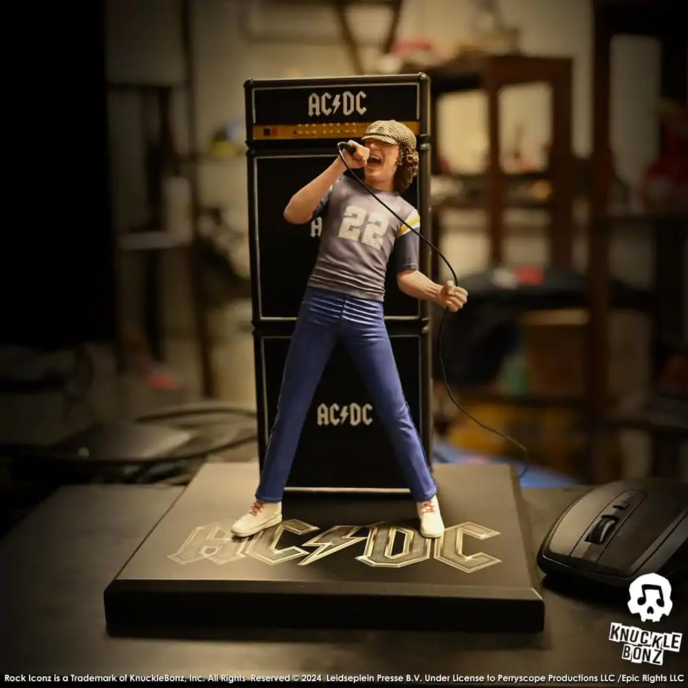 AC/DC Rock Iconz Statue Brian Johnson Statua 23 cm zdjęcie produktu