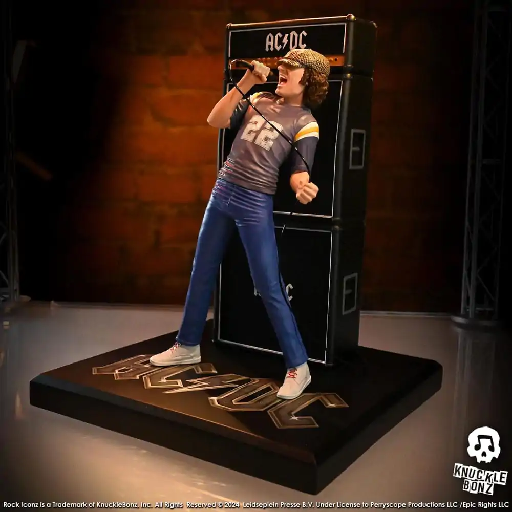 AC/DC Rock Iconz Statue Brian Johnson Statua 23 cm zdjęcie produktu