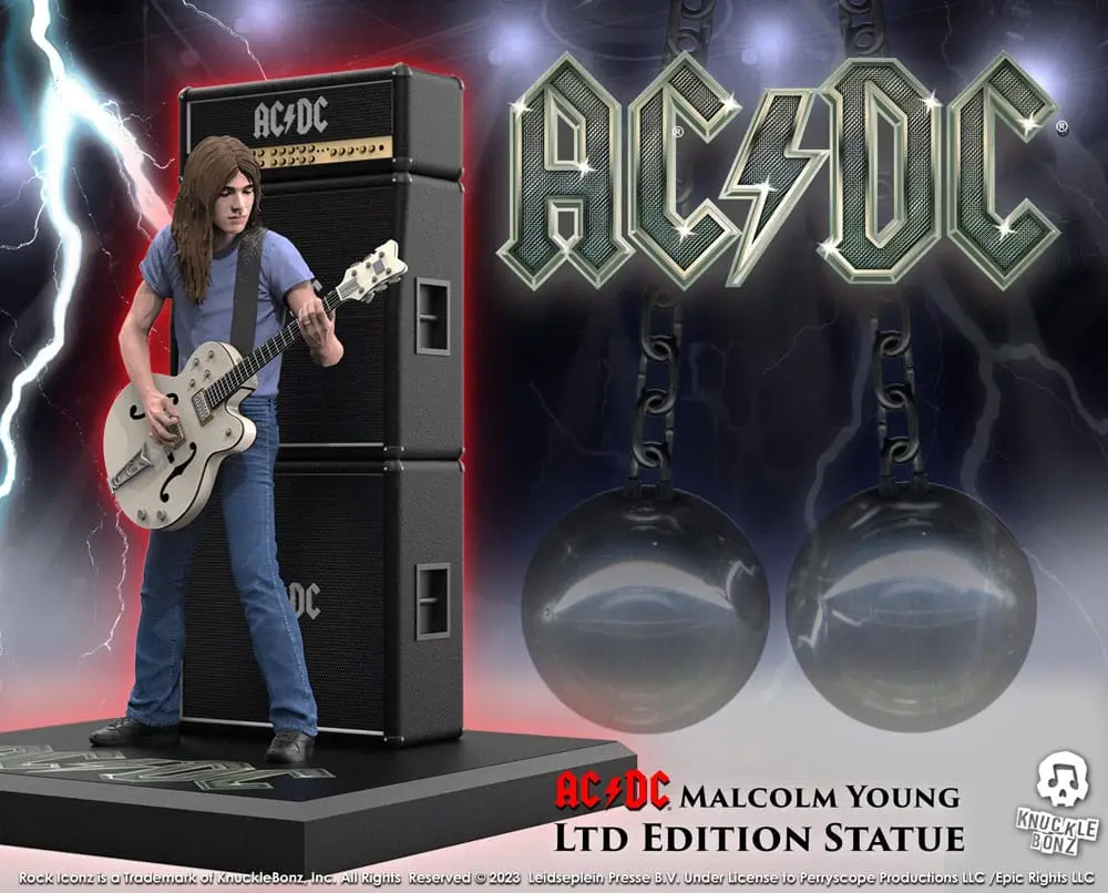 AC/DC Rock Iconz Statue Malcolm Young II Statua 23 cm zdjęcie produktu