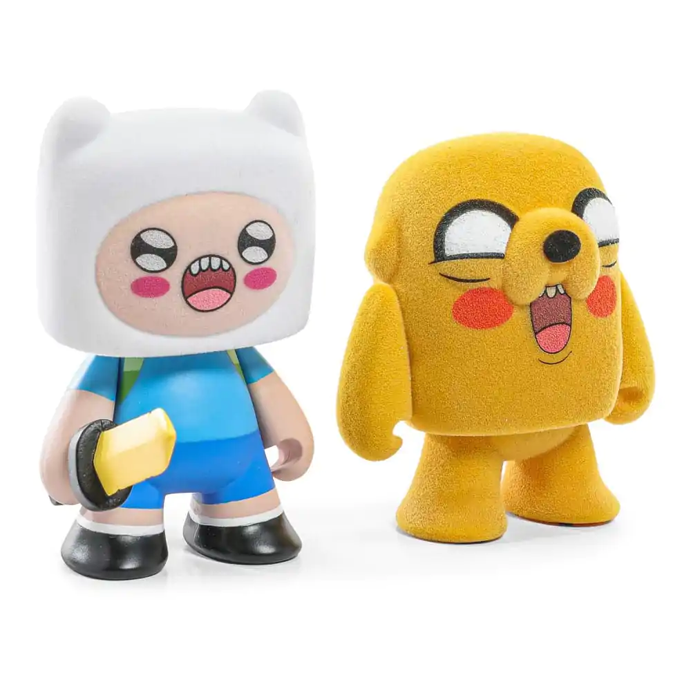 Adventure Time Zestaw Mini Figurek 2-Pack Finn & Jake Flocked 7 cm zdjęcie produktu