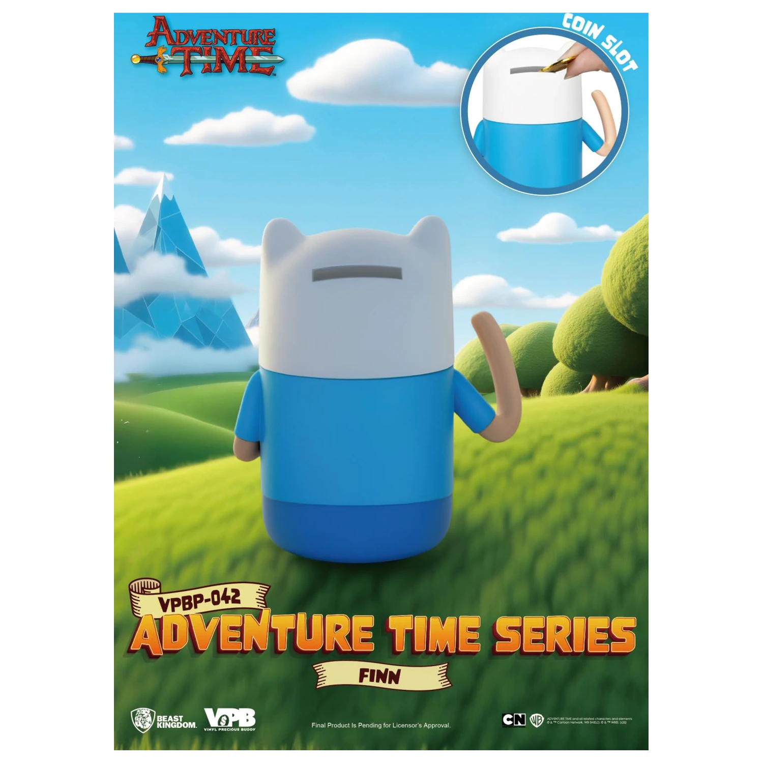 Figurka winylowa skarbonka Adventure Time Finn 11,6 cm zdjęcie produktu