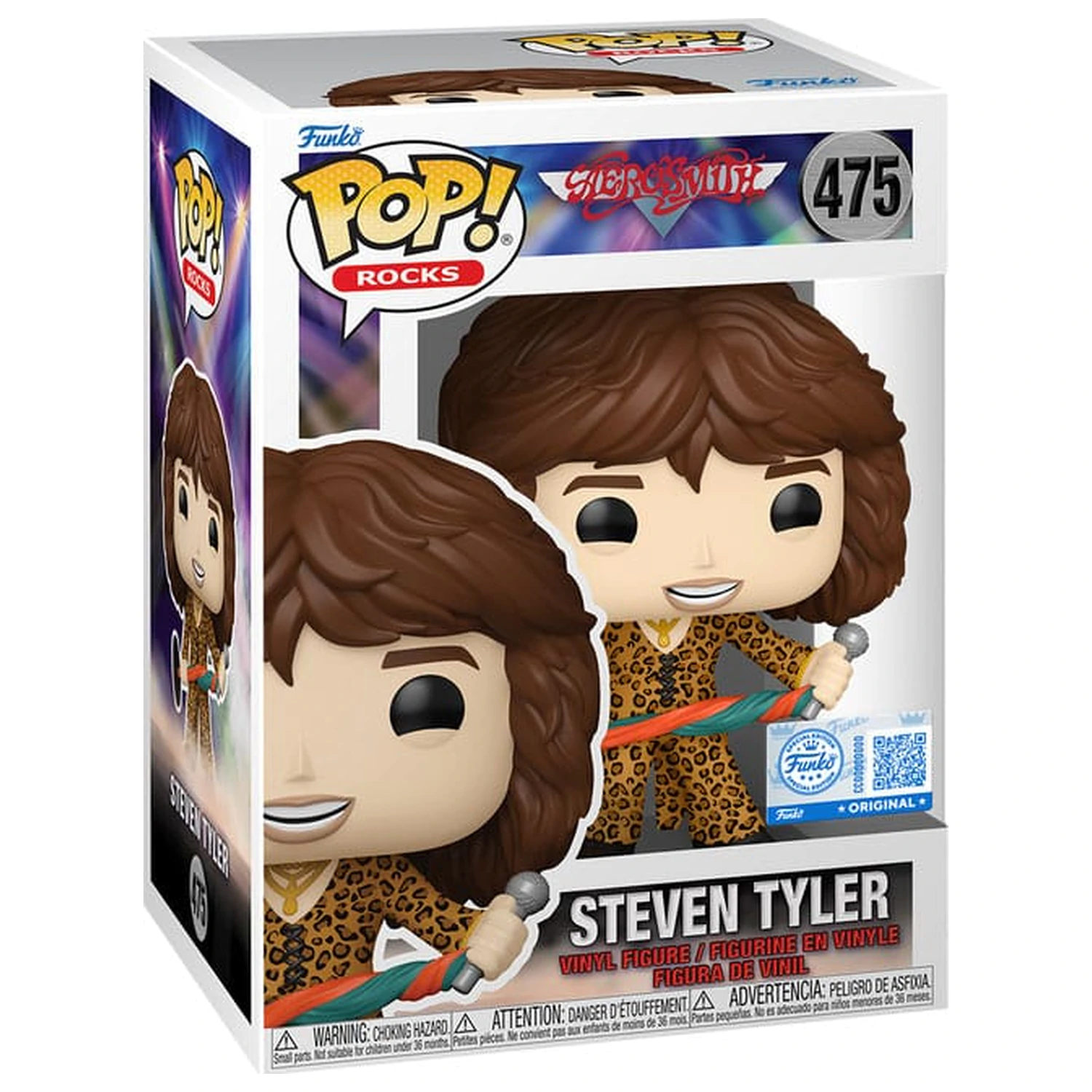 Aerosmith Funko POP! Rocks Vinyl Figure Steven Tyler (Leopard Outfit) Exclusive Edition 9 cm zdjęcie produktu