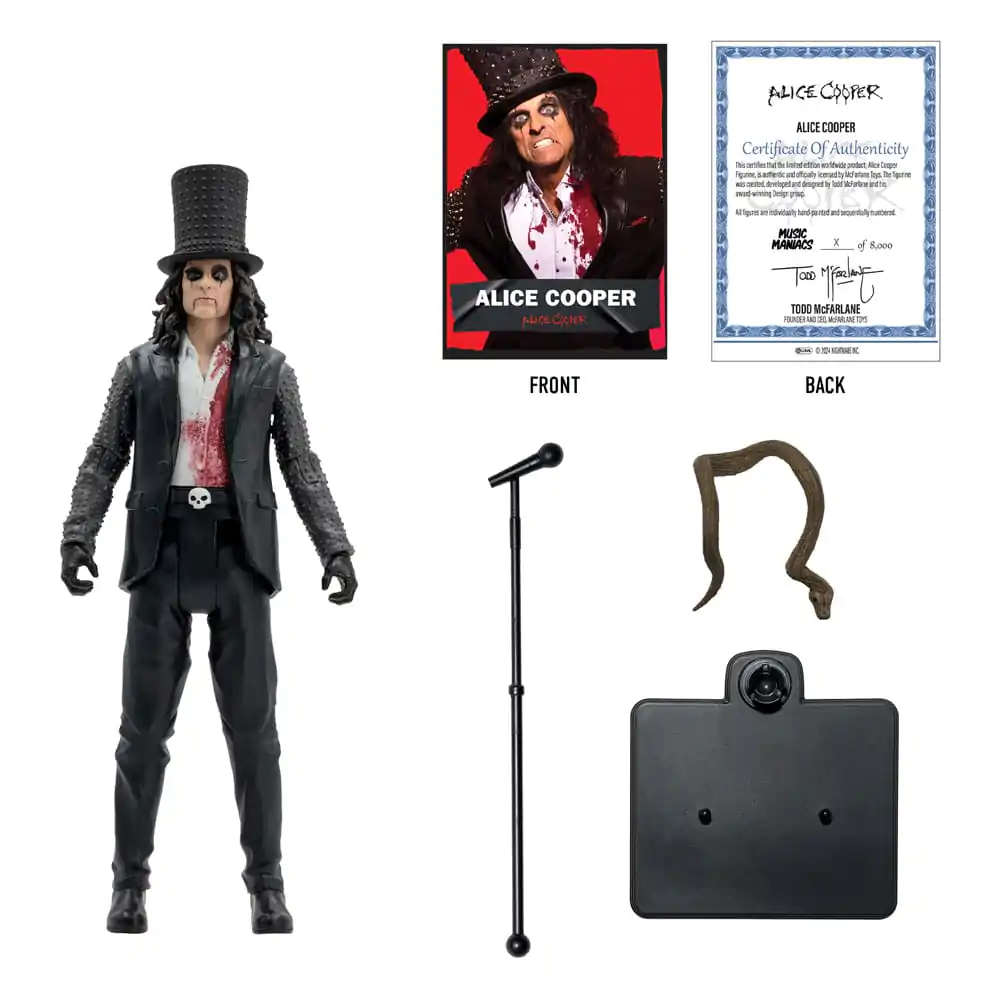 Figurka Akcji Alice Cooper Metal Music Maniacs Alice Cooper 15 cm zdjęcie produktu