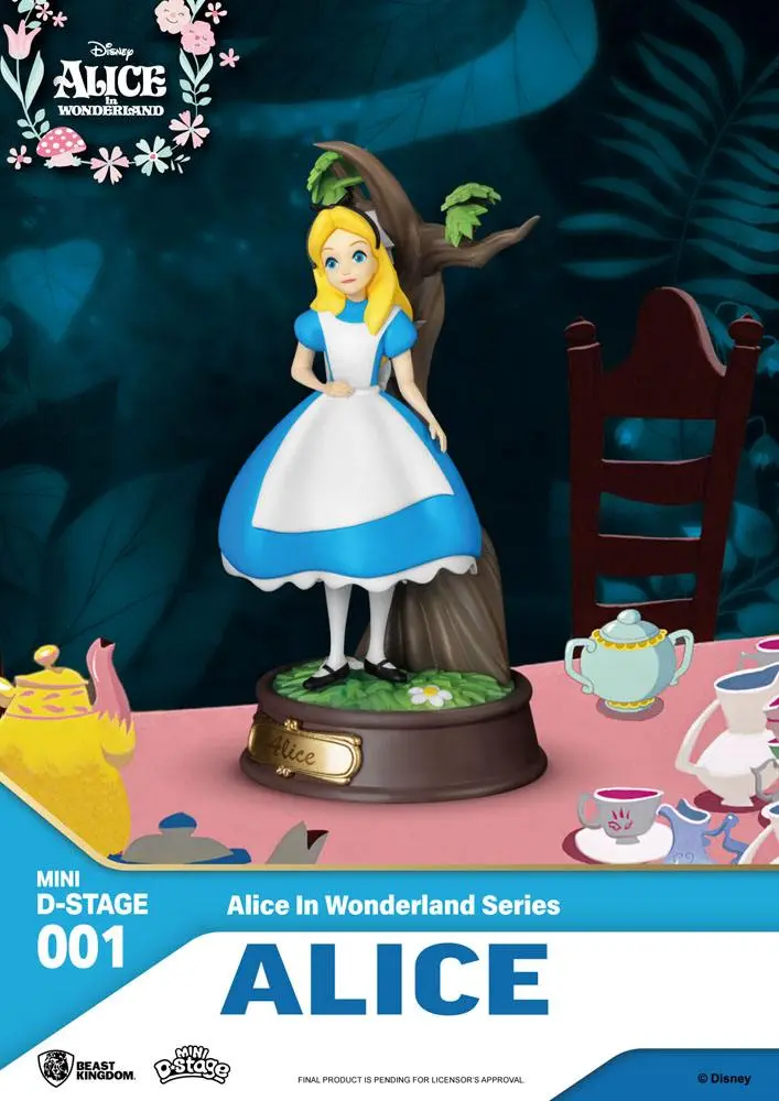 Alice in Wonderland Mini Diorama Stage Statues 6-pak 10 cm zdjęcie produktu