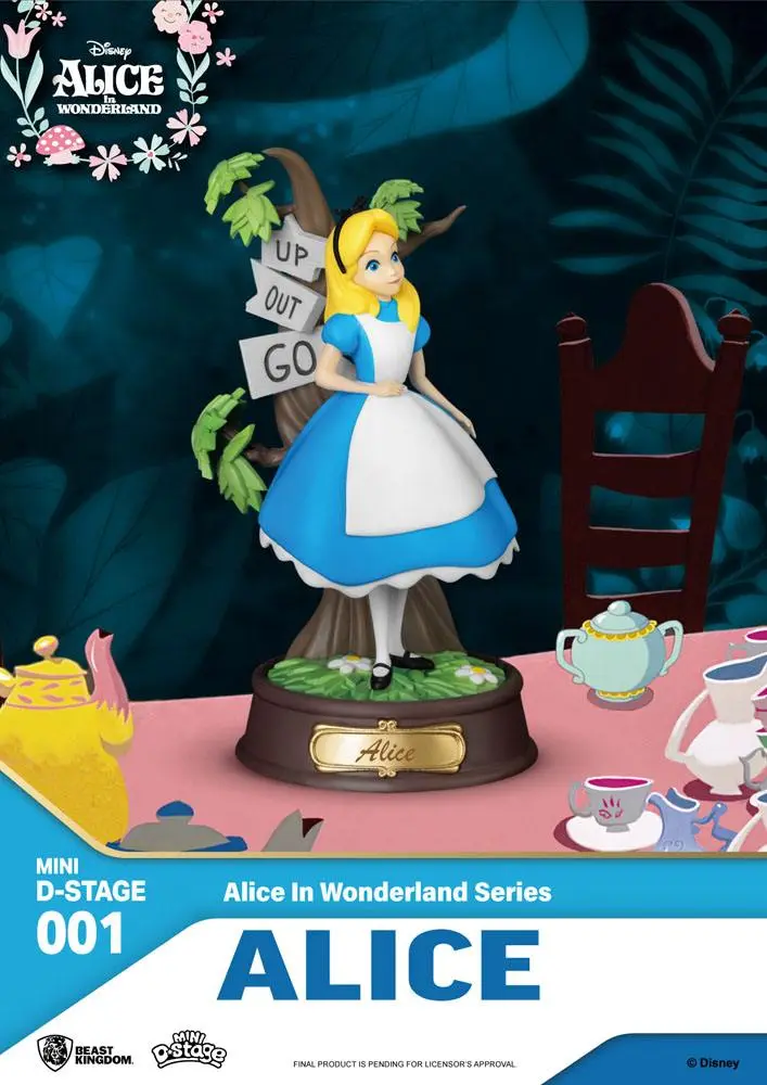Alice in Wonderland Mini Diorama Stage Statues 6-pak 10 cm zdjęcie produktu