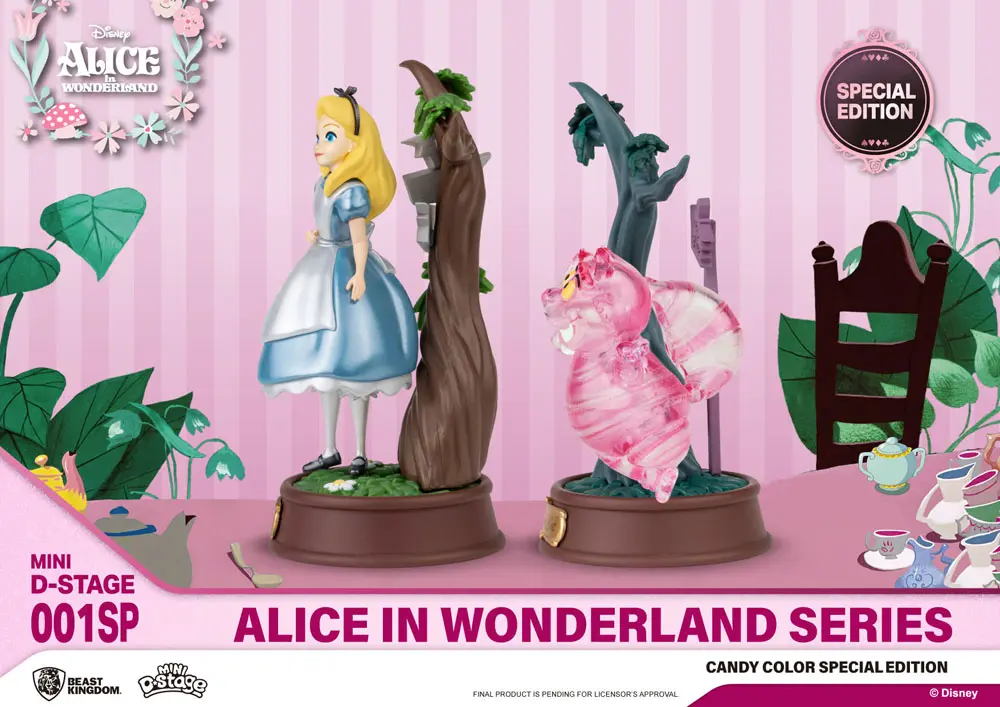 Alice in Wonderland Miniaturowa Diorama Figurki Sceniczne 2-pak Edycja Specjalna Candy Color 10 cm zdjęcie produktu