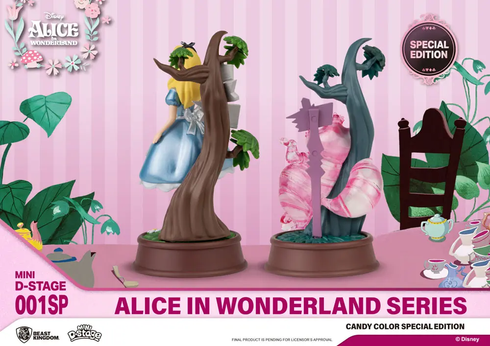 Alice in Wonderland Miniaturowa Diorama Figurki Sceniczne 2-pak Edycja Specjalna Candy Color 10 cm zdjęcie produktu