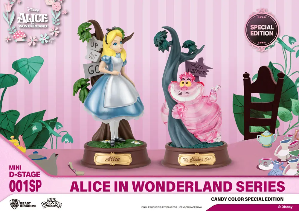 Alice in Wonderland Miniaturowa Diorama Figurki Sceniczne 2-pak Edycja Specjalna Candy Color 10 cm zdjęcie produktu