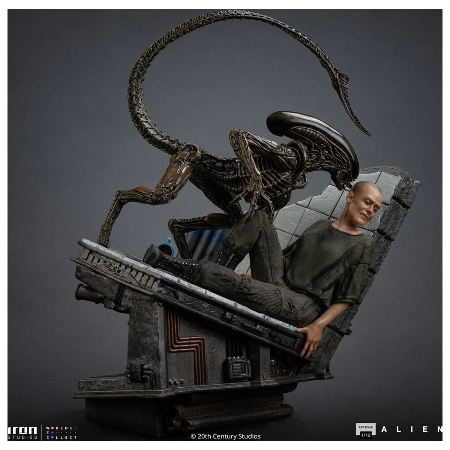 Alien 3 Art Scale Statue 1/10 Ellen Ripley i Dog Alien 23 cm zdjęcie produktu