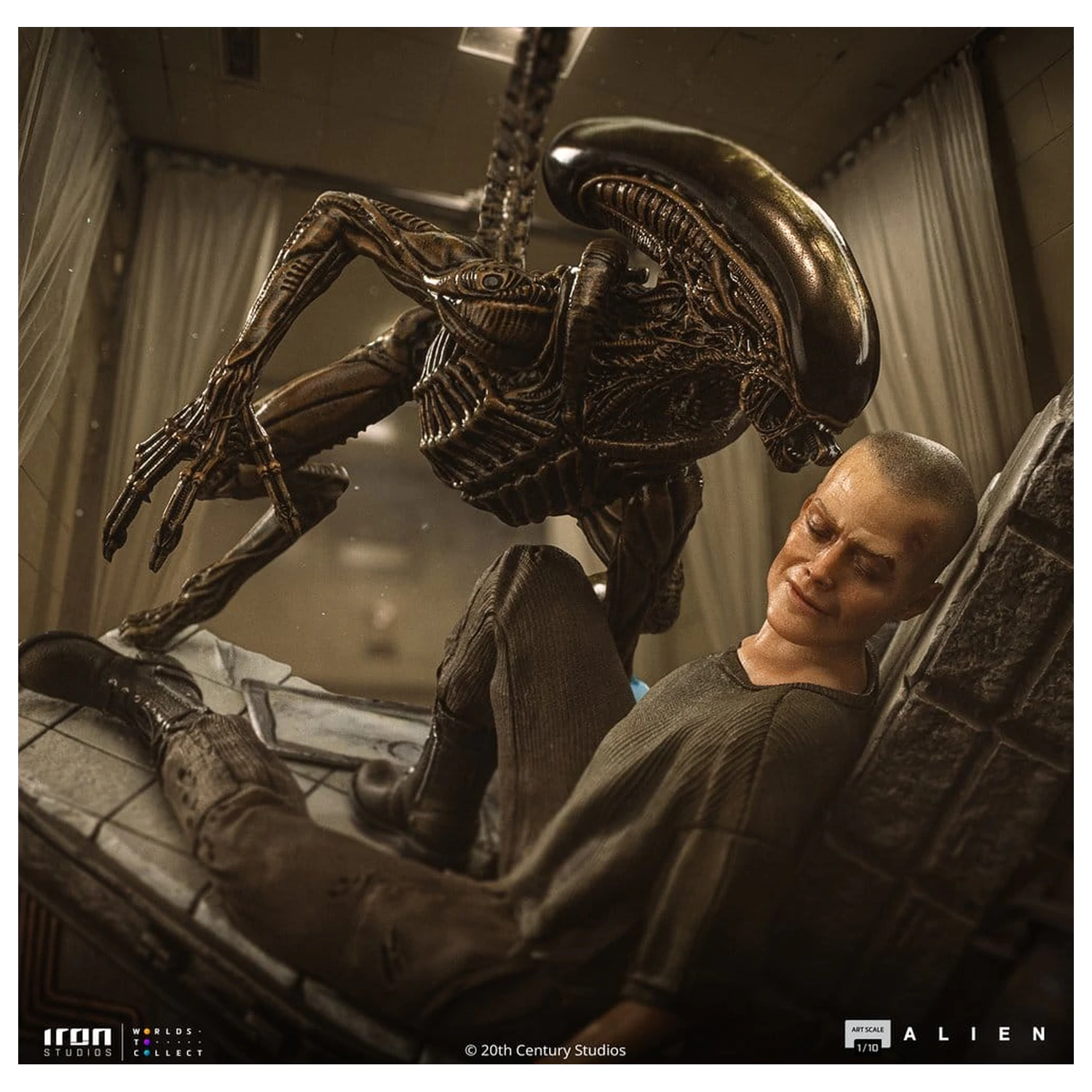 Alien 3 Art Scale Statue 1/10 Ellen Ripley i Dog Alien 23 cm zdjęcie produktu